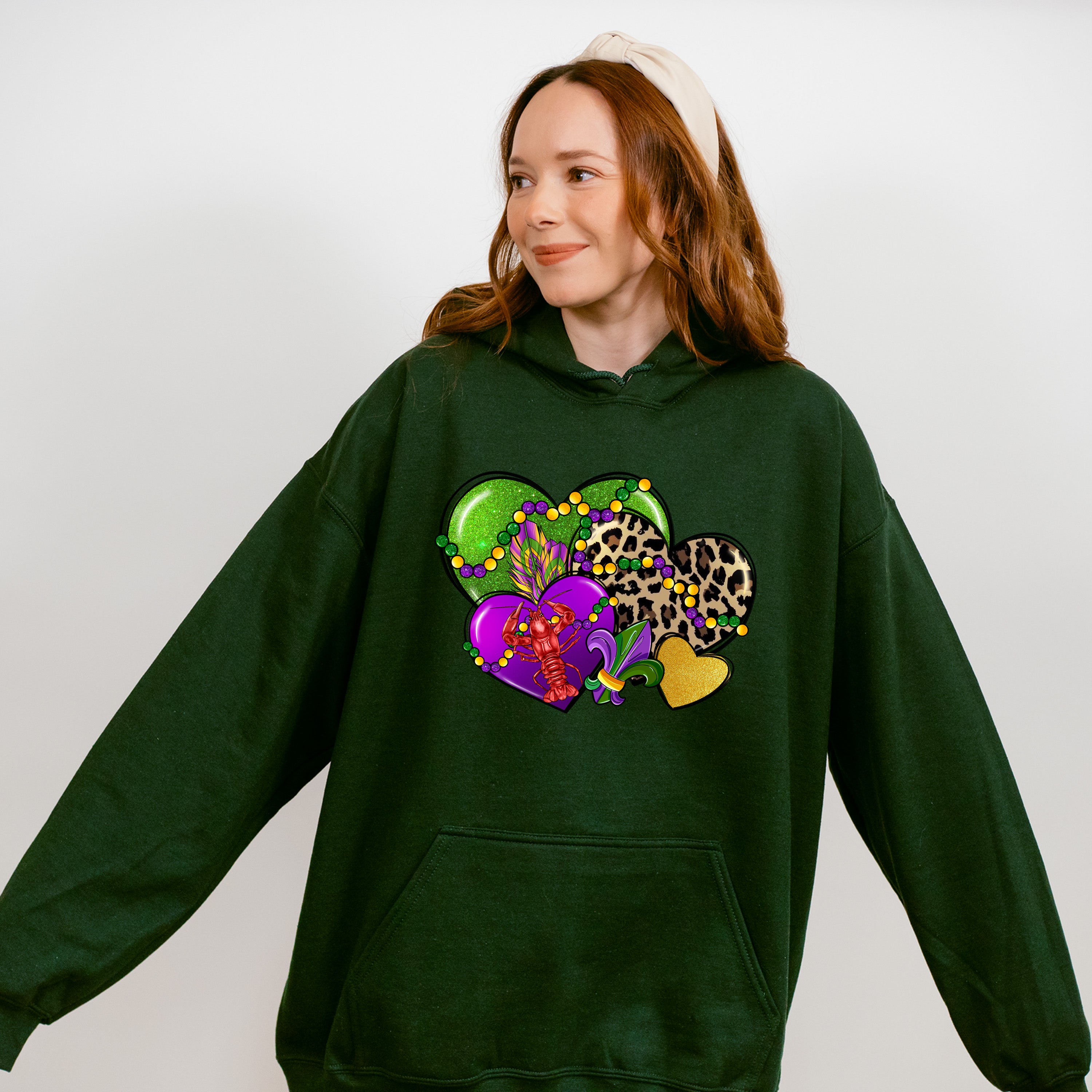 Mardi Gras Hearts Theme T-shirt, Hoodie, Sweatshirt