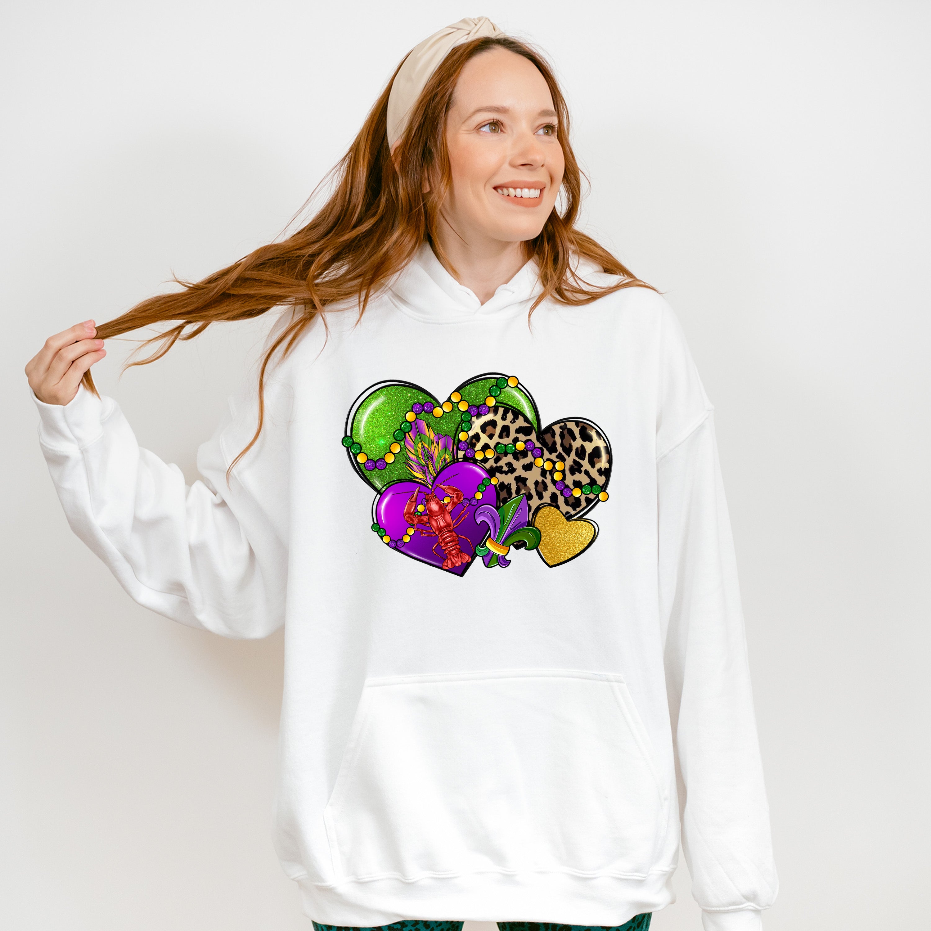Mardi Gras Hearts Theme T-shirt, Hoodie, Sweatshirt