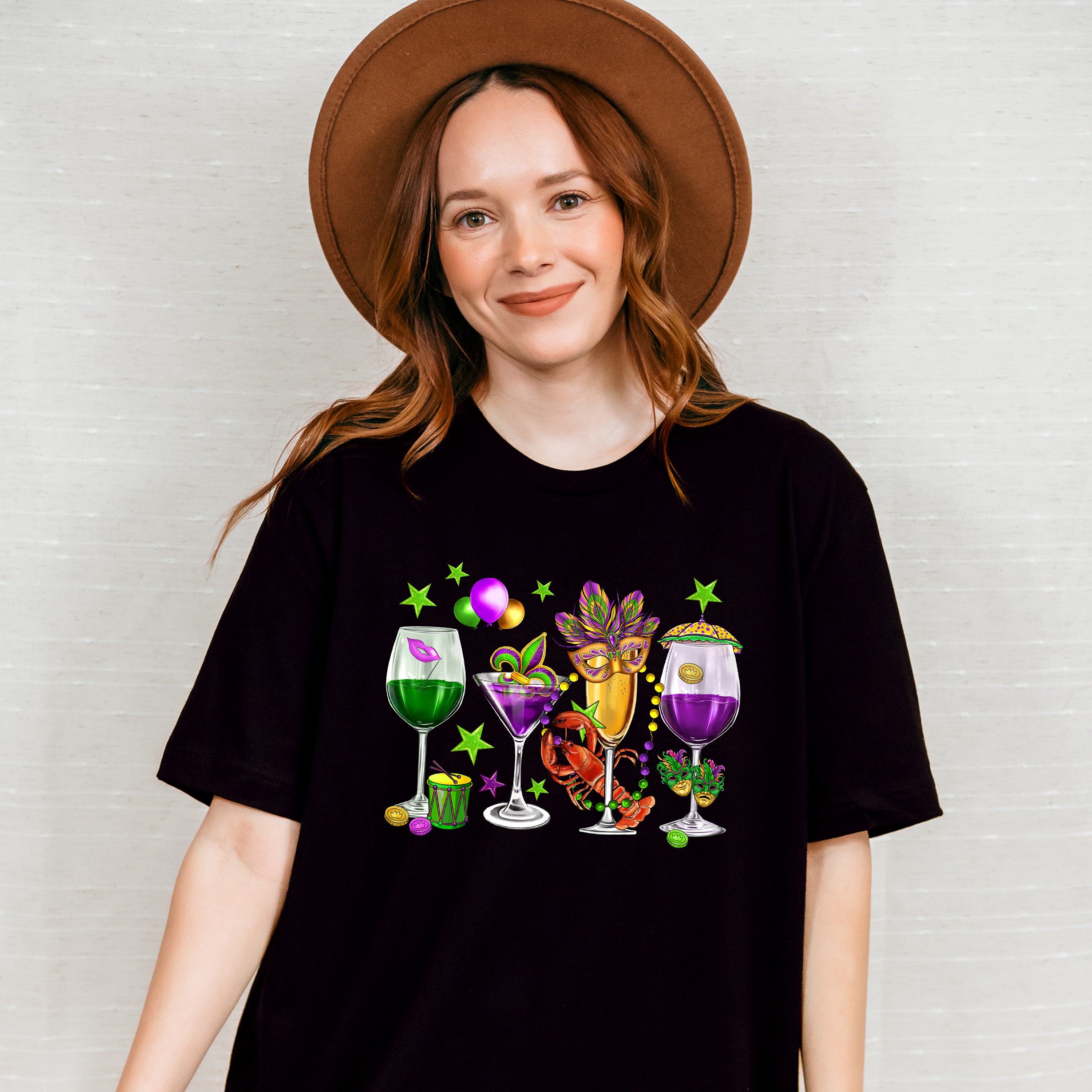 Mardi Gras Drinks Theme T-shirt, Hoodie, Sweatshirt