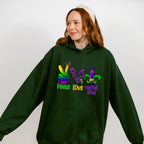 Peace Love Mardi Gras Theme T-shirt, Hoodie, Sweatshirt