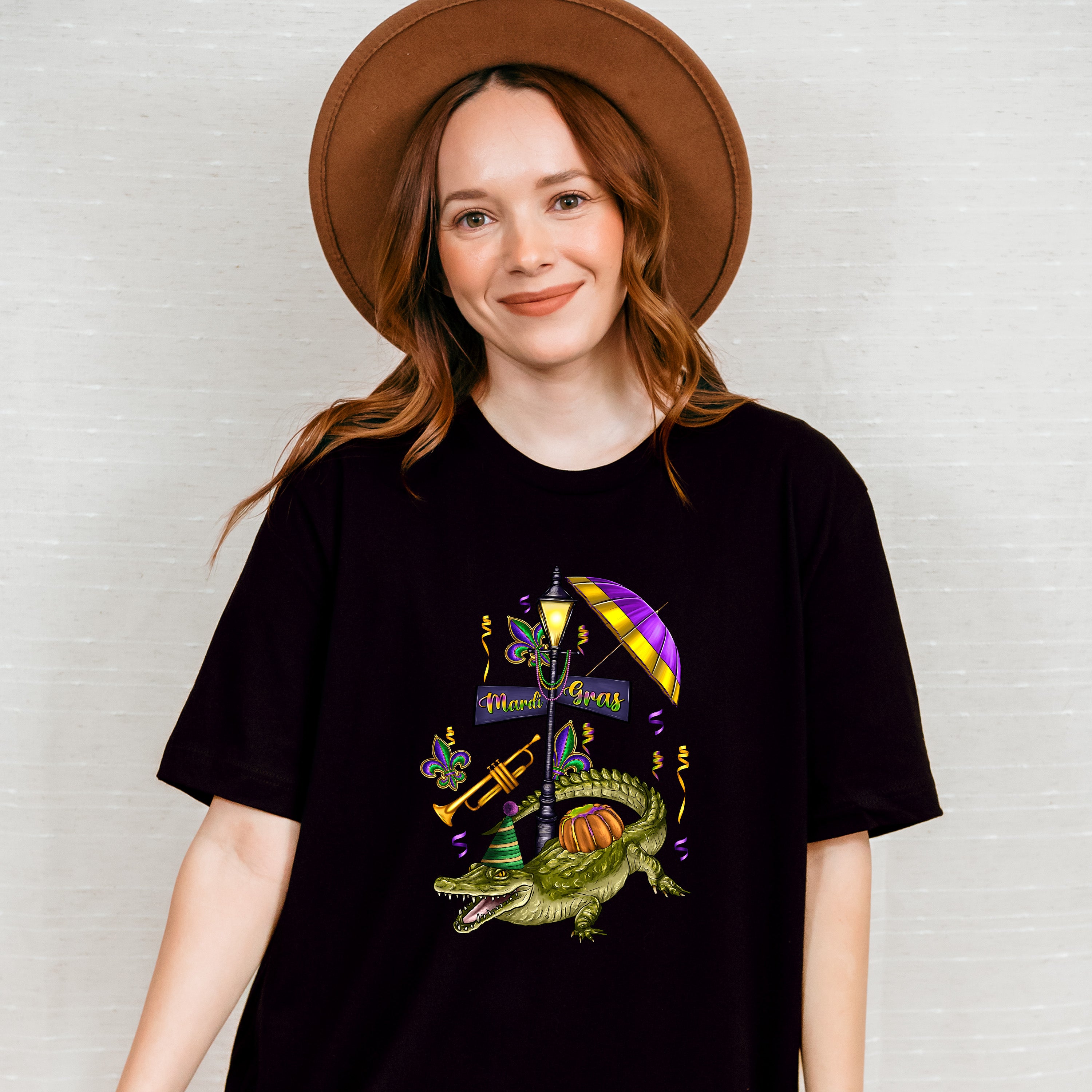 Mardi Gras Gator Theme T-shirt, Hoodie, Sweatshirt
