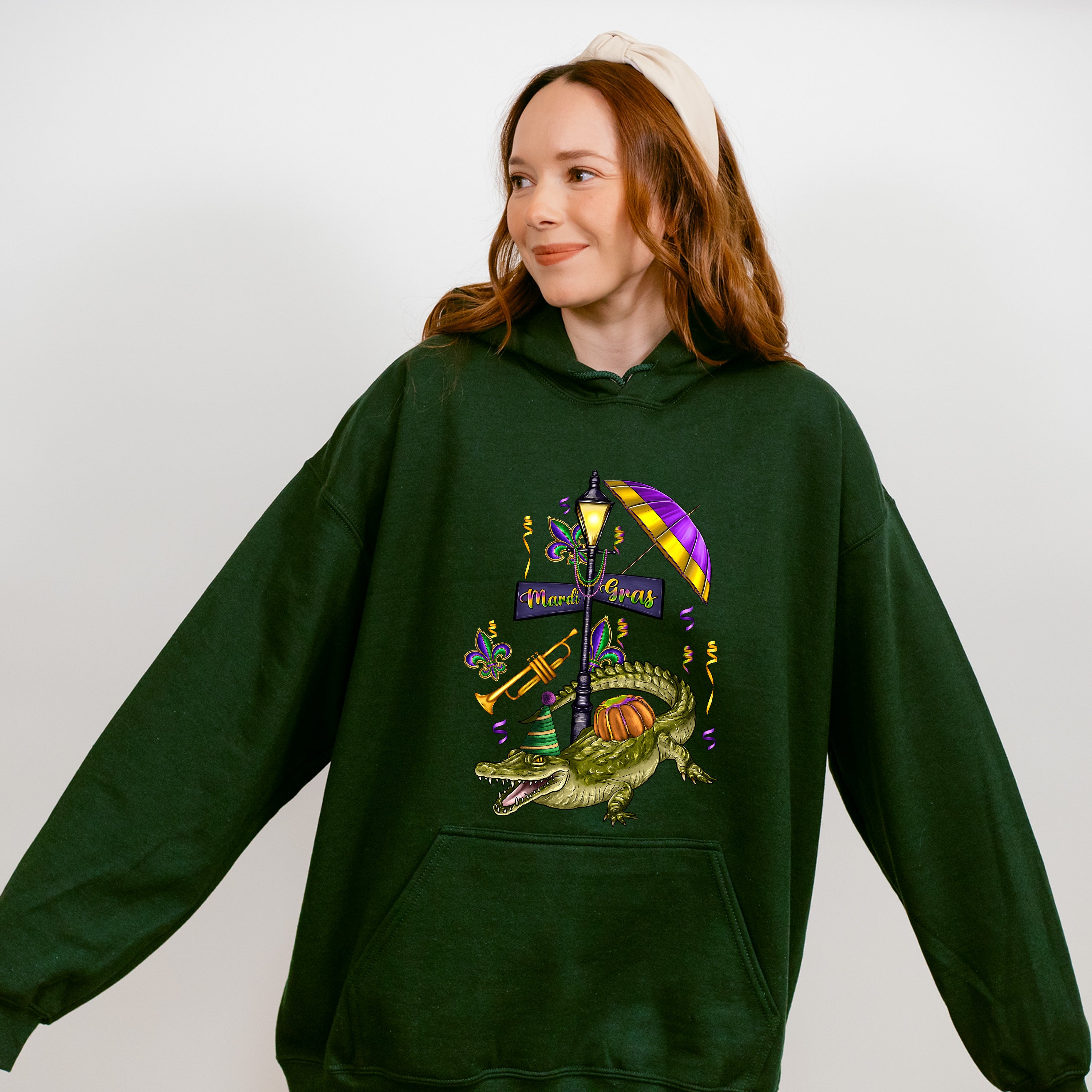 Mardi Gras Gator Theme T-shirt, Hoodie, Sweatshirt