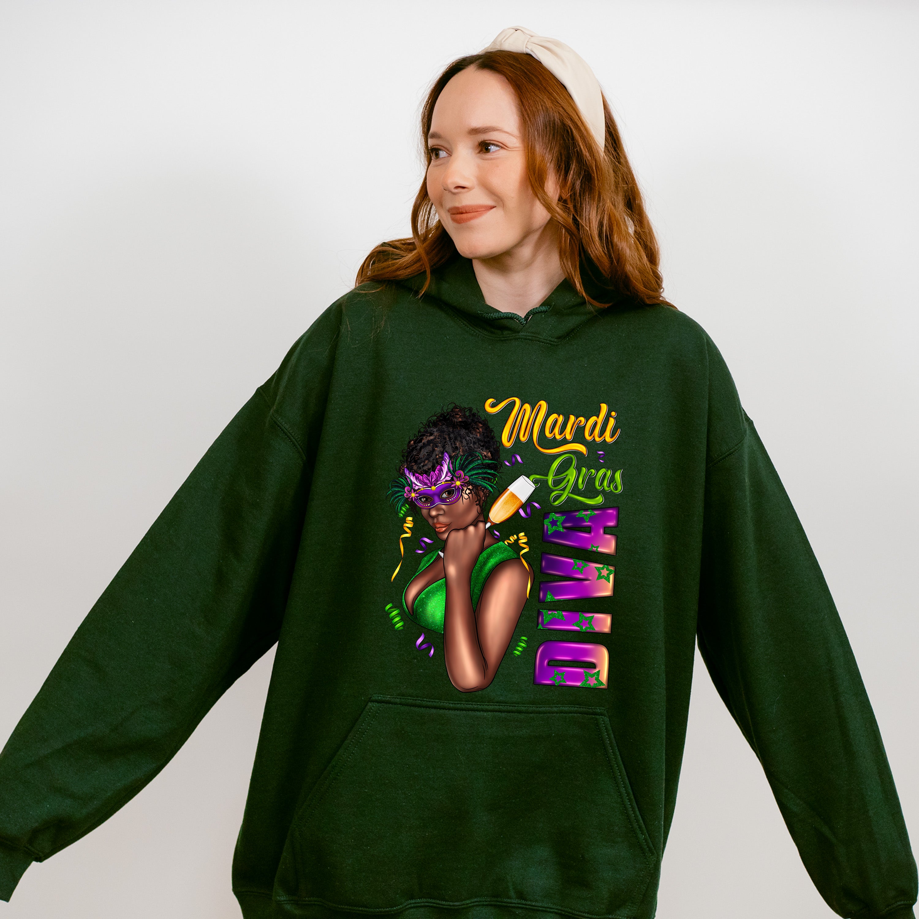 Mardi Gras Diva Theme T-shirt, Hoodie, Sweatshirt
