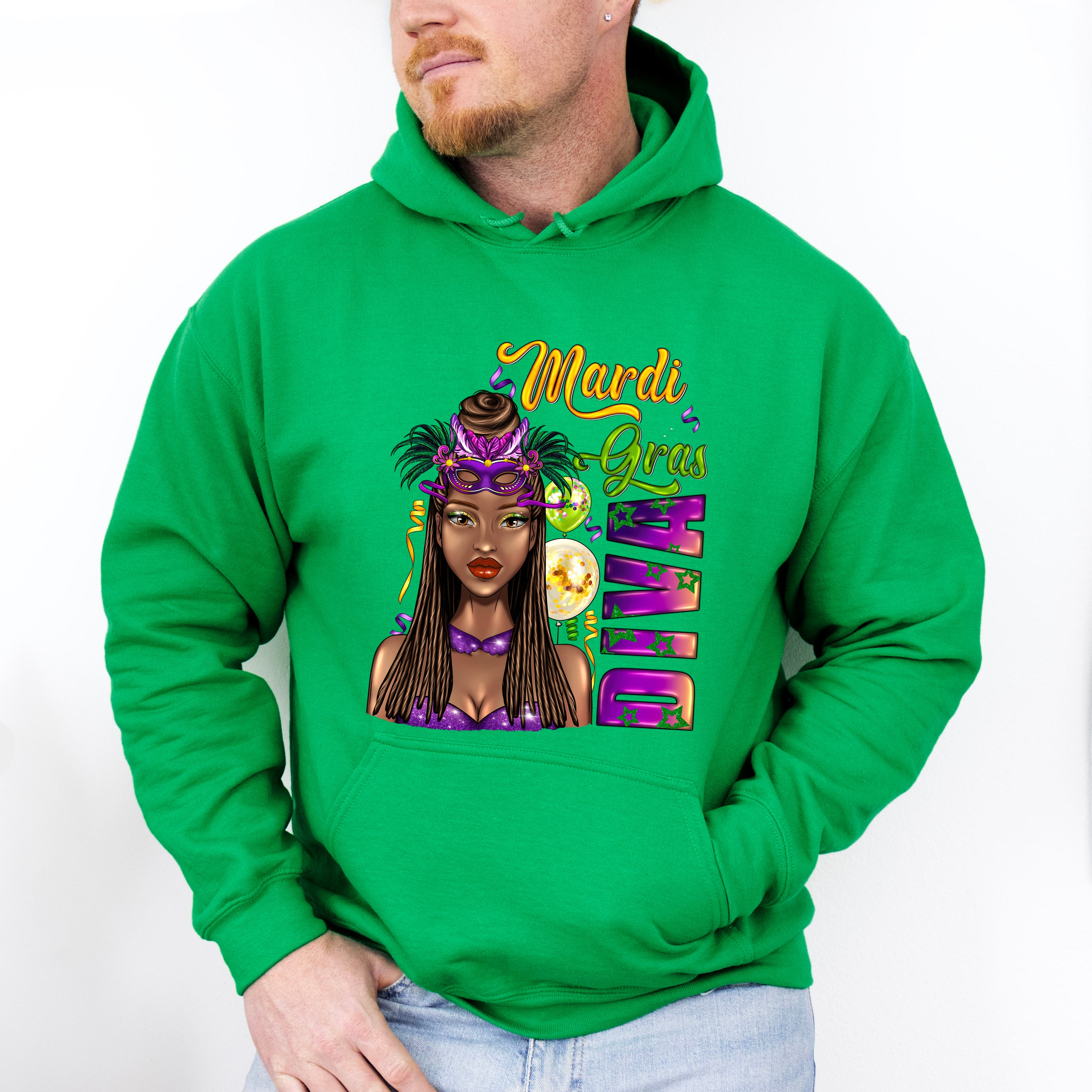 Mardi Gras Diva Theme T-shirt, Hoodie, Sweatshirt