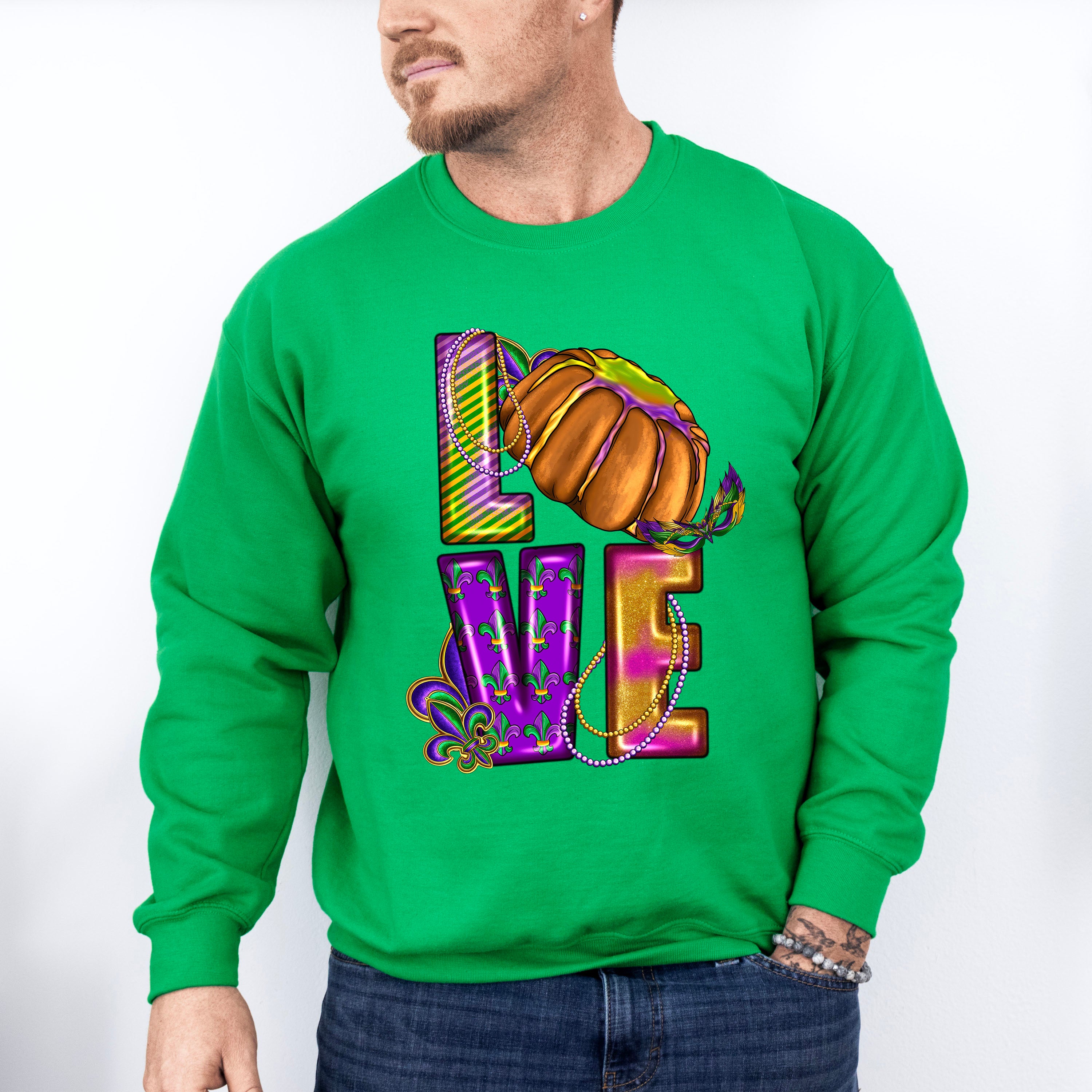 Love Mardi Gras Theme T-shirt, Hoodie, Sweatshirt