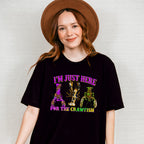 Just Here For The Crawfish Mardi Gras Theme T-shirt, Hoodie, Sweatshirt