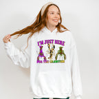 Just Here For The Crawfish Mardi Gras Theme T-shirt, Hoodie, Sweatshirt