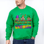 Chillin' With My Gnomies Mardi Gras Theme T-shirt, Hoodie, Sweatshirt