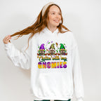 Chillin' With My Gnomies Mardi Gras Theme T-shirt, Hoodie, Sweatshirt
