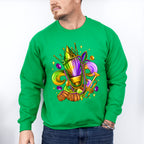 Fleur De Lis Mardi Gras Theme T-shirt, Hoodie, Sweatshirt