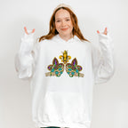 Fleur De Lis Skeleton Hands Mardi Gras Theme T-shirt, Hoodie, Sweatshirt