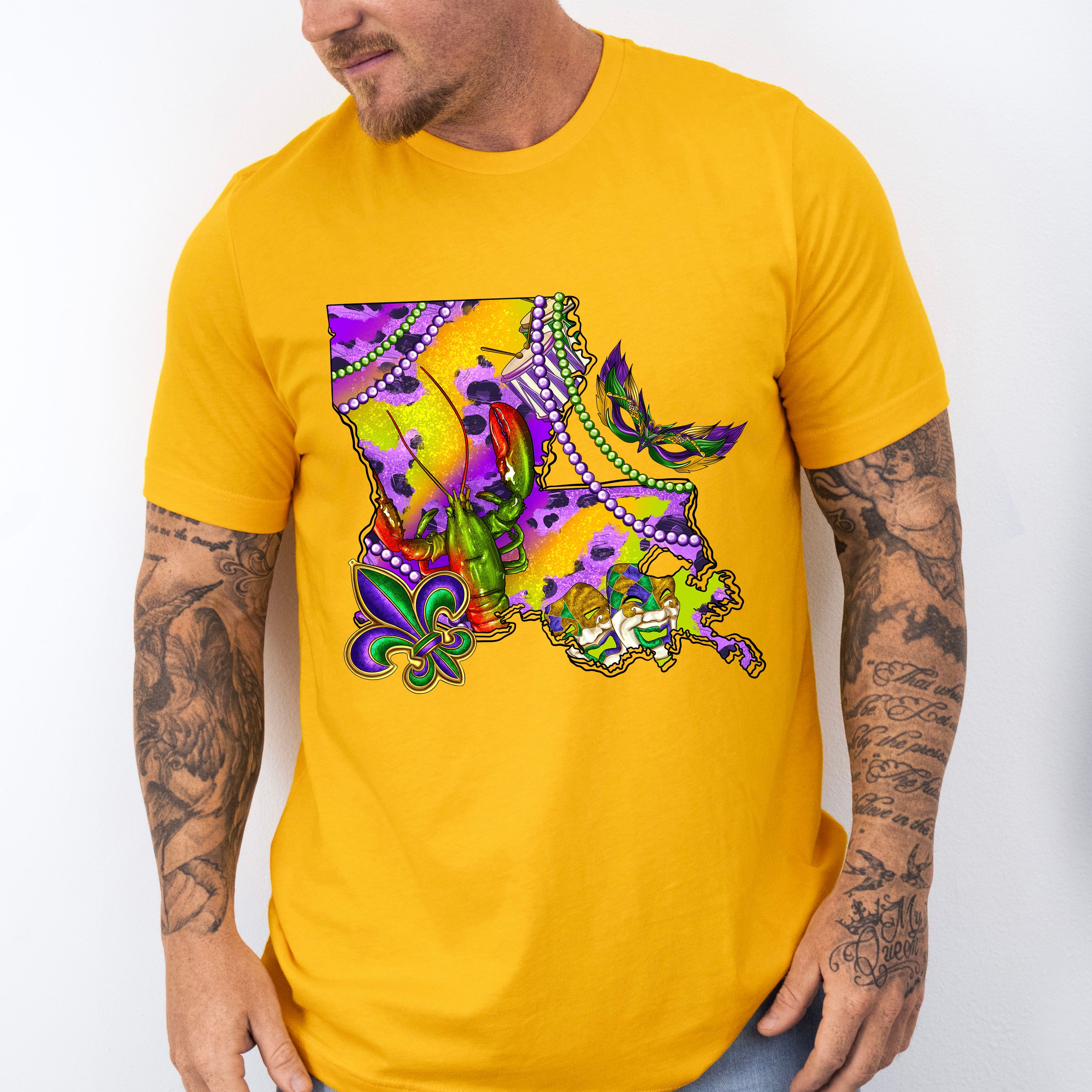 Louisiana Beads Mardi Gras Theme T-shirt, Hoodie, Sweatshirt