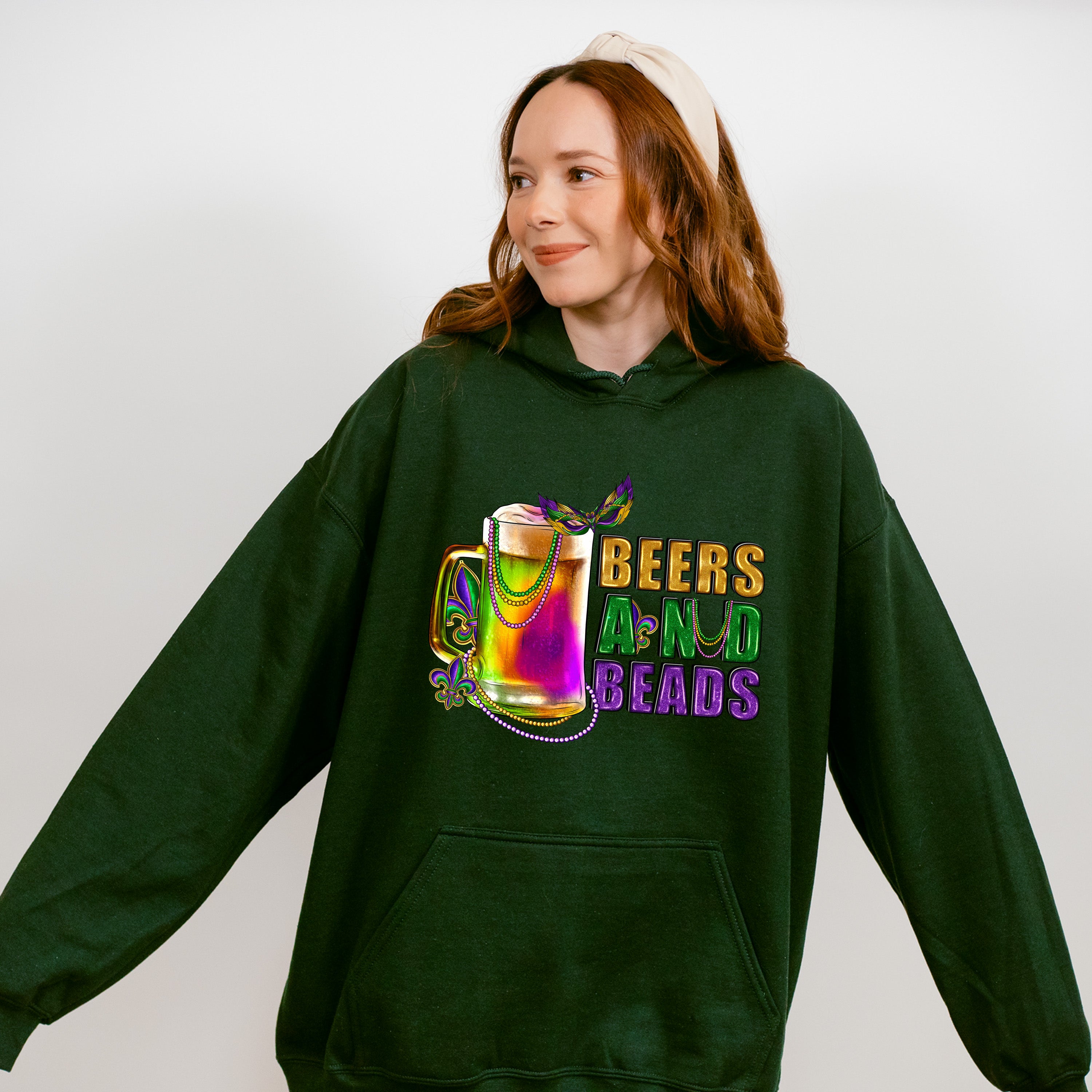 Beers and Beads Mardi Gras Theme T-shirt, Hoodie, Sweatshirt