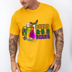 Beers and Beads Mardi Gras Theme T-shirt, Hoodie, Sweatshirt