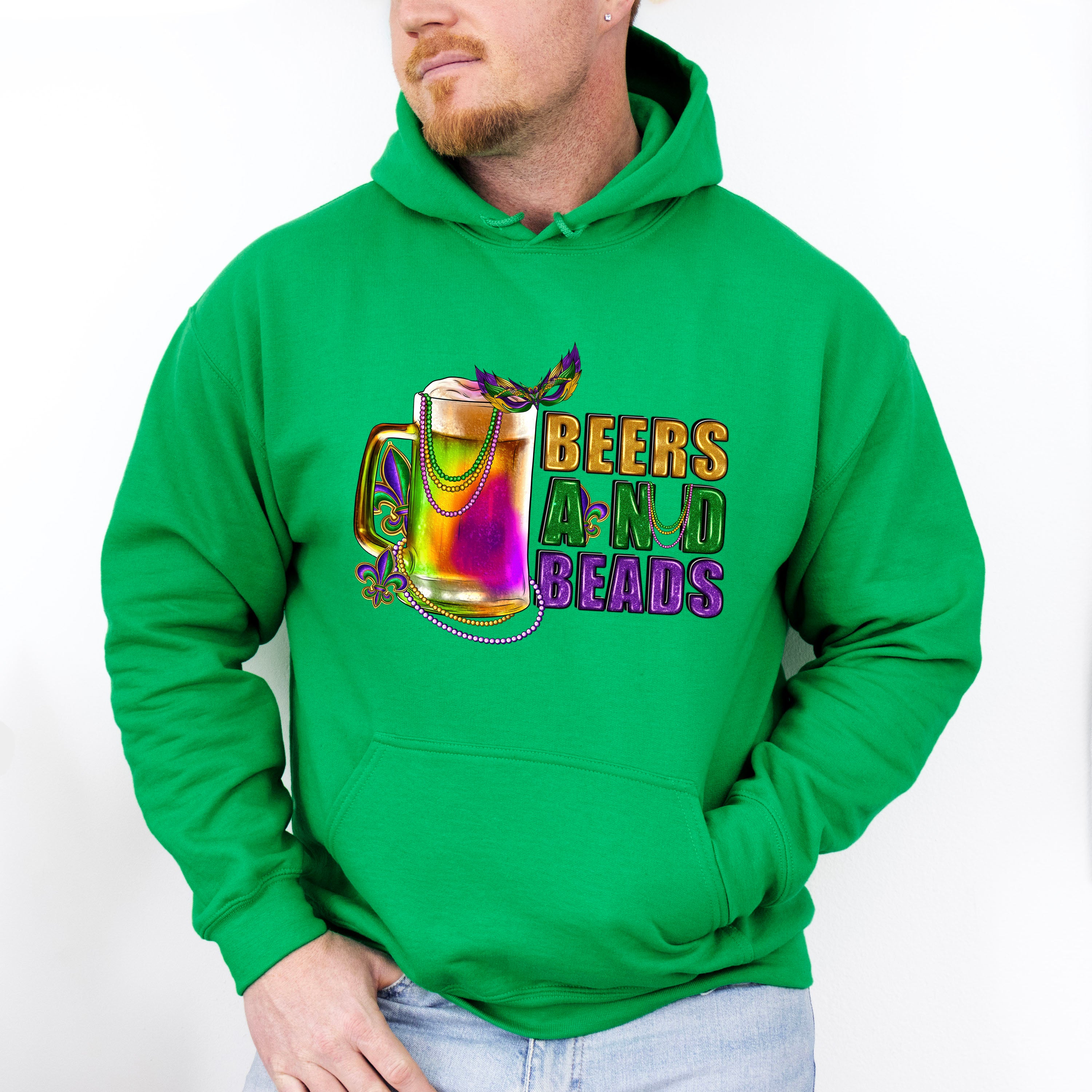 Beers and Beads Mardi Gras Theme T-shirt, Hoodie, Sweatshirt