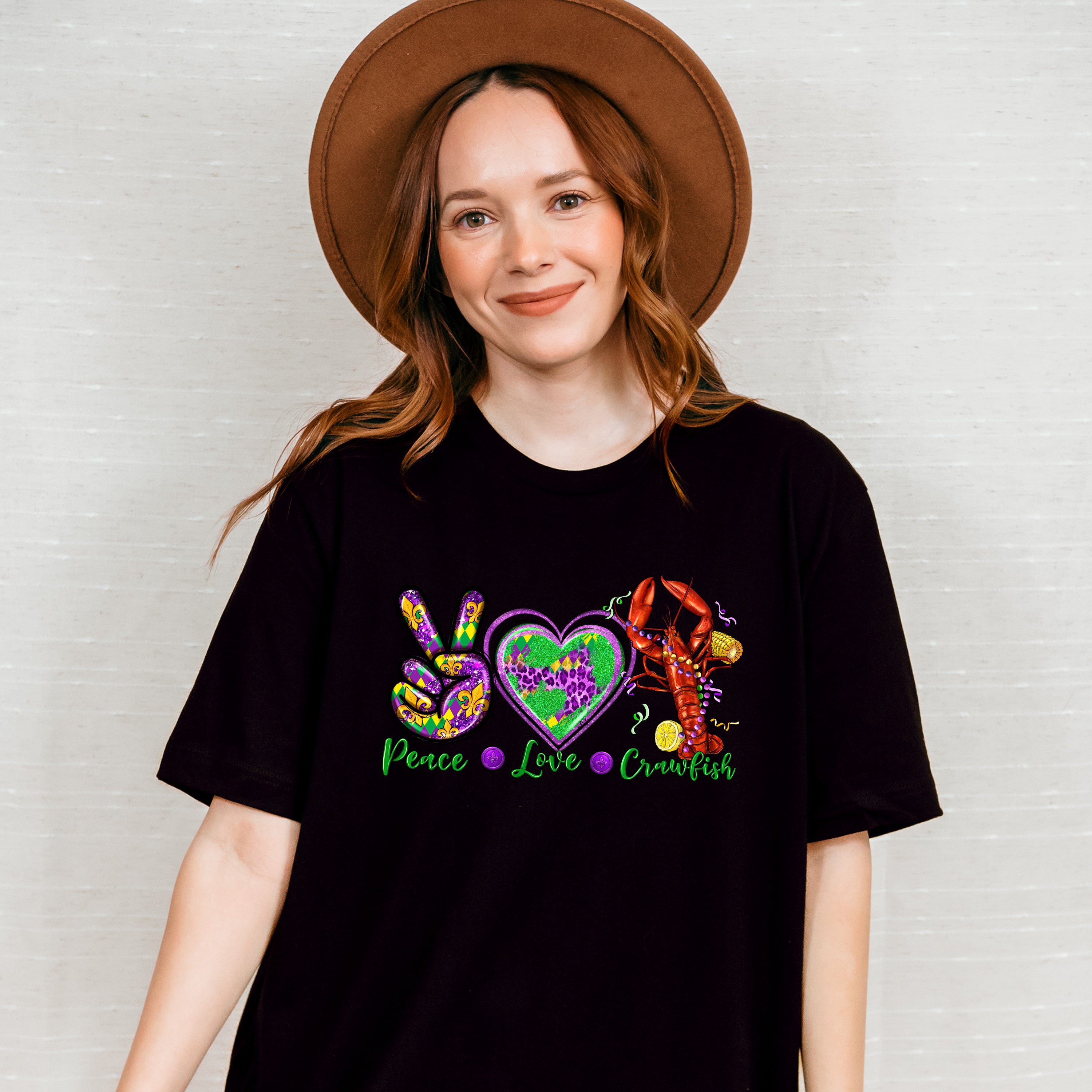 Peace Love Mardi Gras Theme T-shirt, Hoodie, Sweatshirt