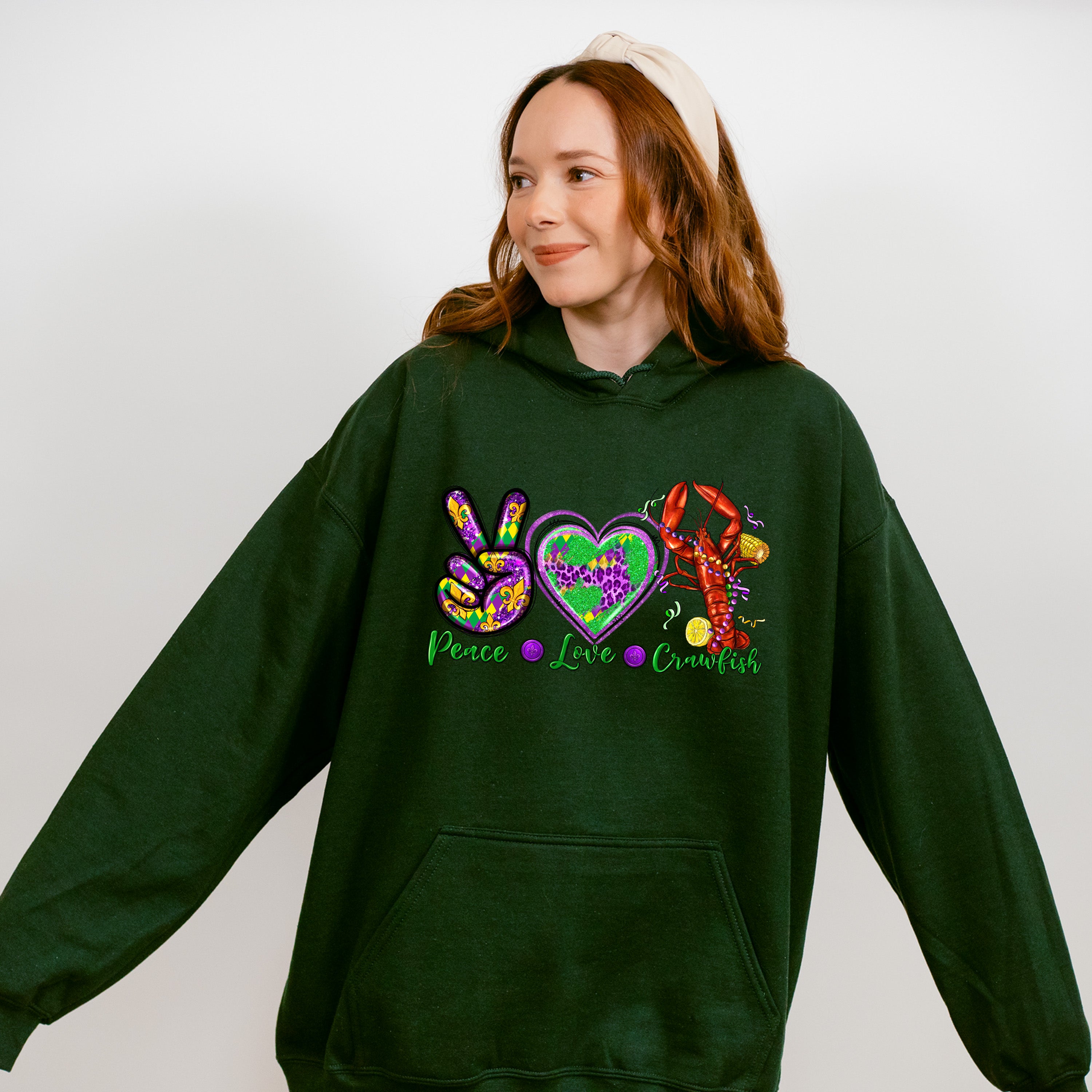 Peace Love Mardi Gras Theme T-shirt, Hoodie, Sweatshirt