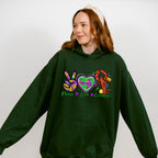 Peace Love Mardi Gras Theme T-shirt, Hoodie, Sweatshirt