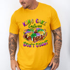King Cake Calories Don't Count Mardi Gras Theme T-shirt, Hoodie, Sweatshirt