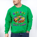 King Cake Calories Don't Count Mardi Gras Theme T-shirt, Hoodie, Sweatshirt