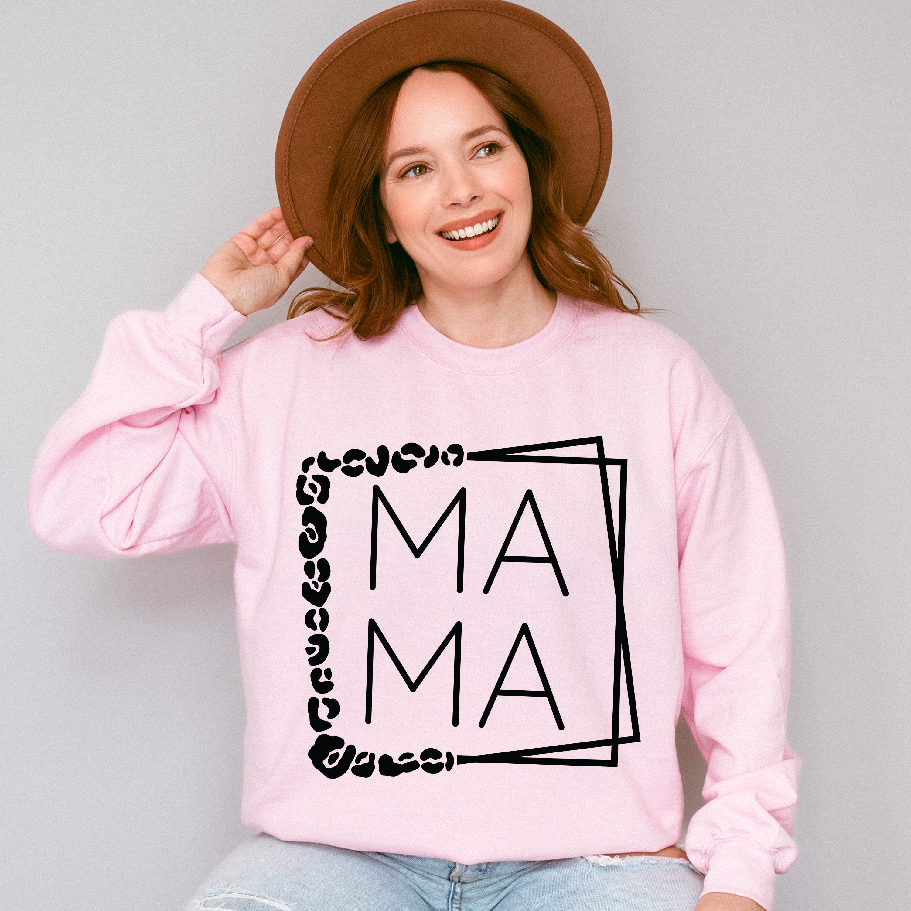 Mama Frame Mother's Day Unisex Crewneck T-Shirt Sweatshirt Hoodie