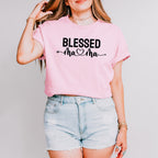 Blessed Mama Mother's Day Unisex Crewneck T-Shirt Sweatshirt Hoodie