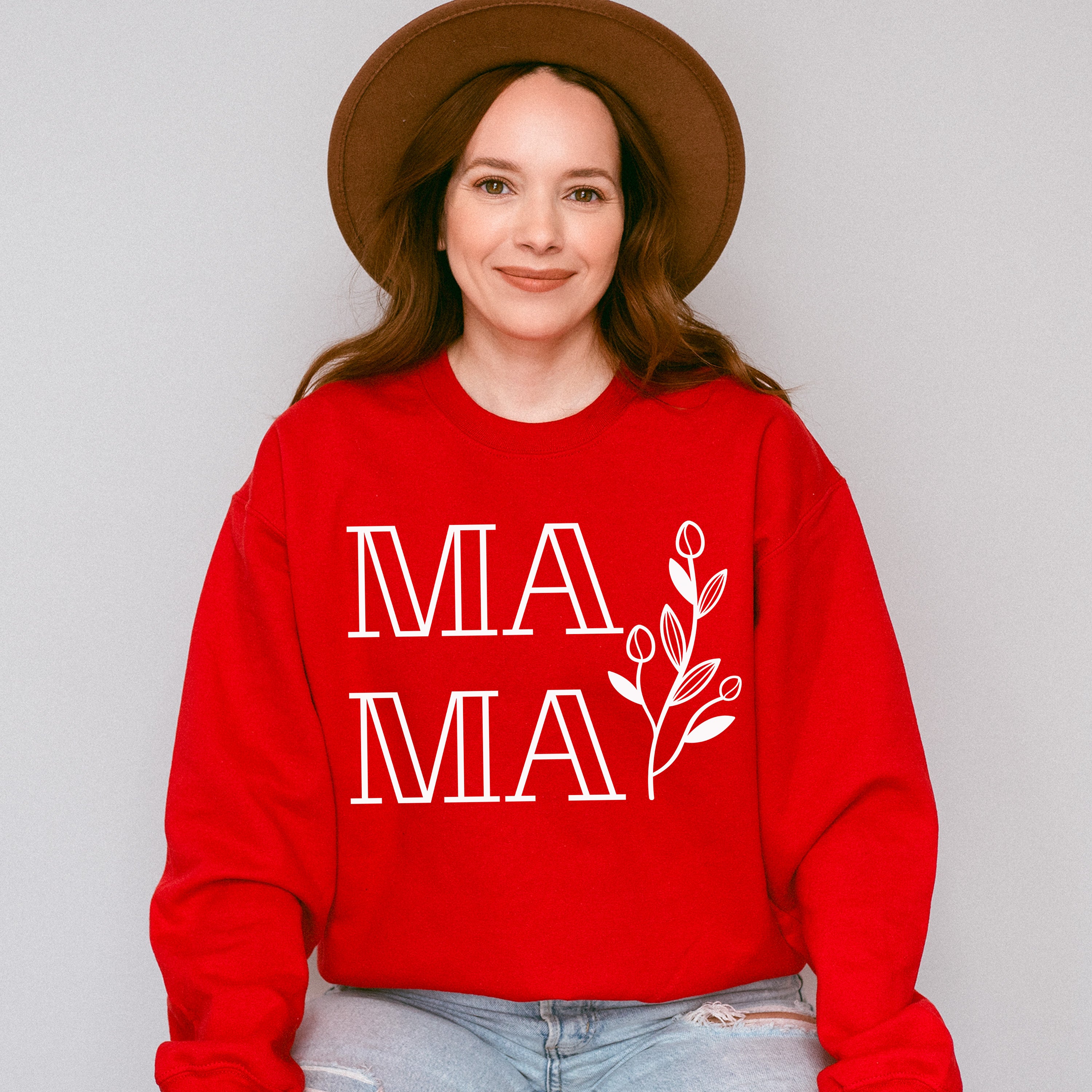 Mother Flower Mother's Day Unisex Crewneck T-Shirt Sweatshirt Hoodie