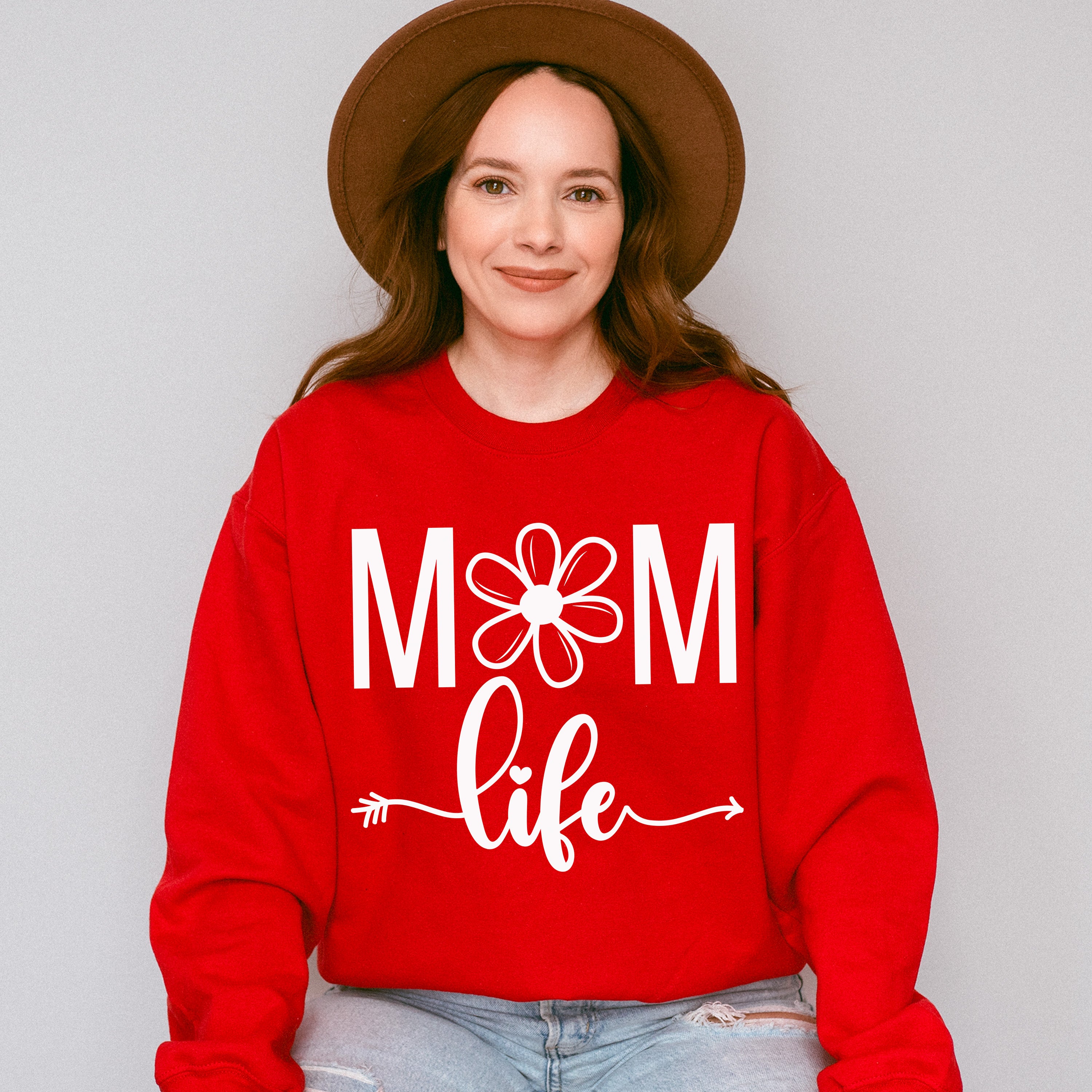 Mom Life Mother's Day Unisex Crewneck T-Shirt Sweatshirt Hoodie