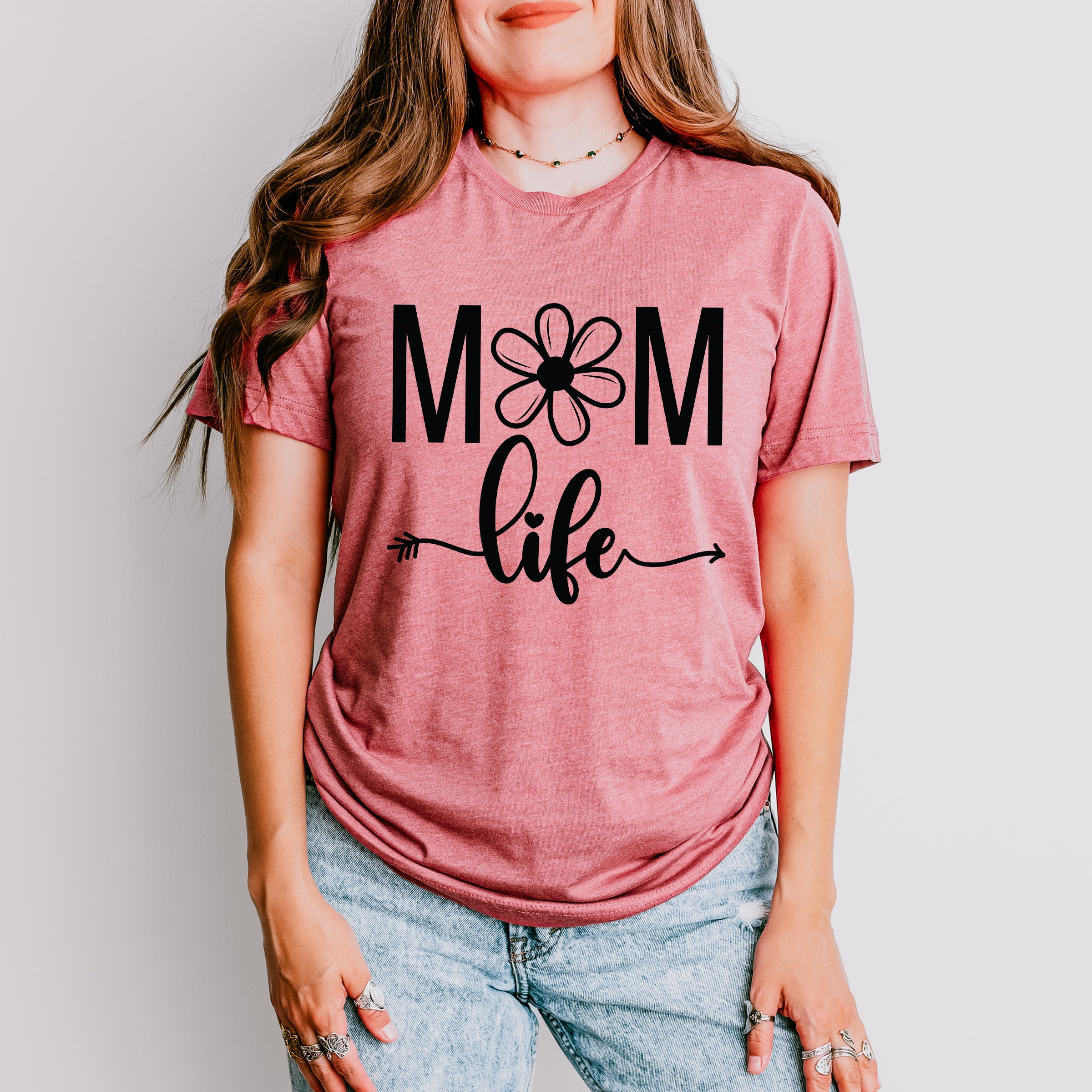 Mom Life Mother's Day Unisex Crewneck T-Shirt Sweatshirt Hoodie