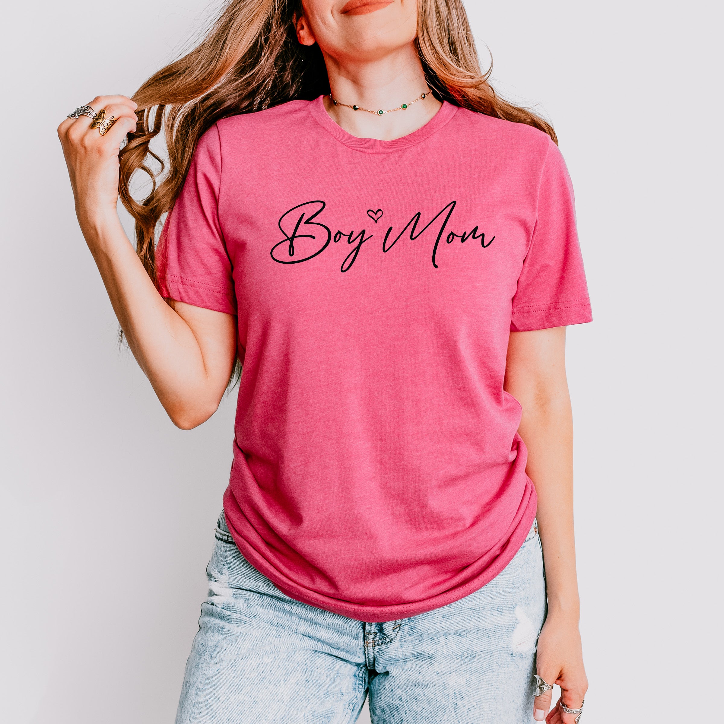 Boy Mom Mother's Day Unisex Crewneck T-Shirt Sweatshirt Hoodie