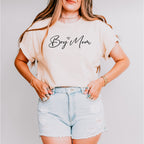 Boy Mom Mother's Day Unisex Crewneck T-Shirt Sweatshirt Hoodie