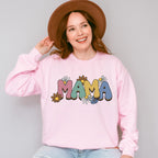 Mama Flower Mother's Day Unisex Crewneck T-Shirt Sweatshirt Hoodie