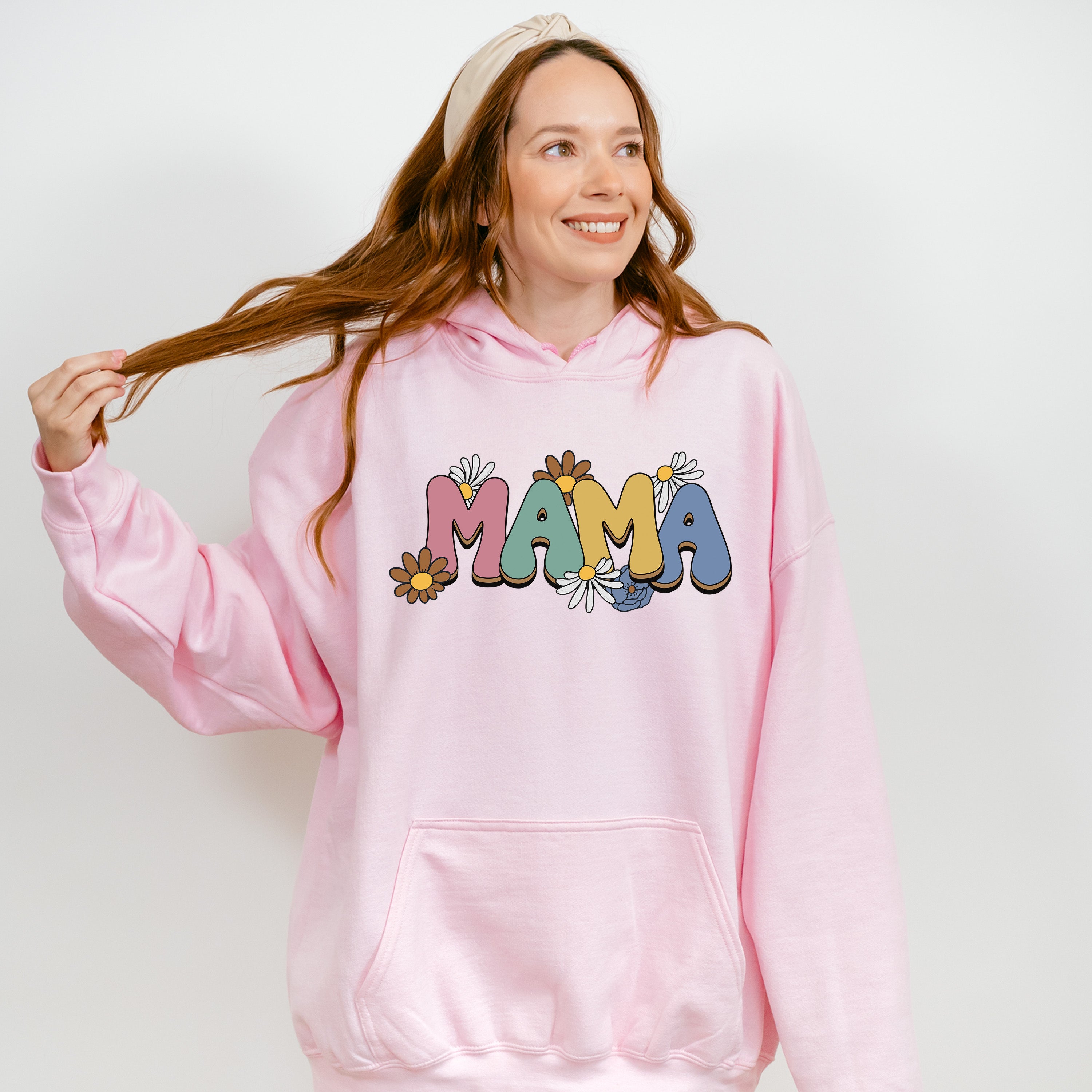 Mama Flower Mother's Day Unisex Crewneck T-Shirt Sweatshirt Hoodie