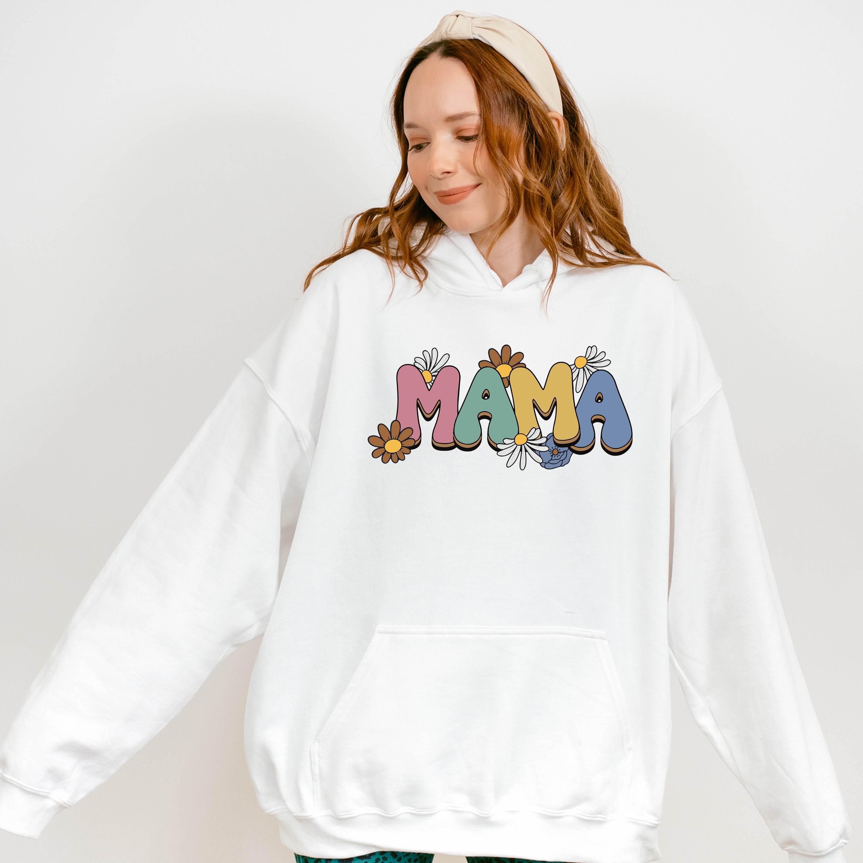 Mama Flower Mother's Day Unisex Crewneck T-Shirt Sweatshirt Hoodie