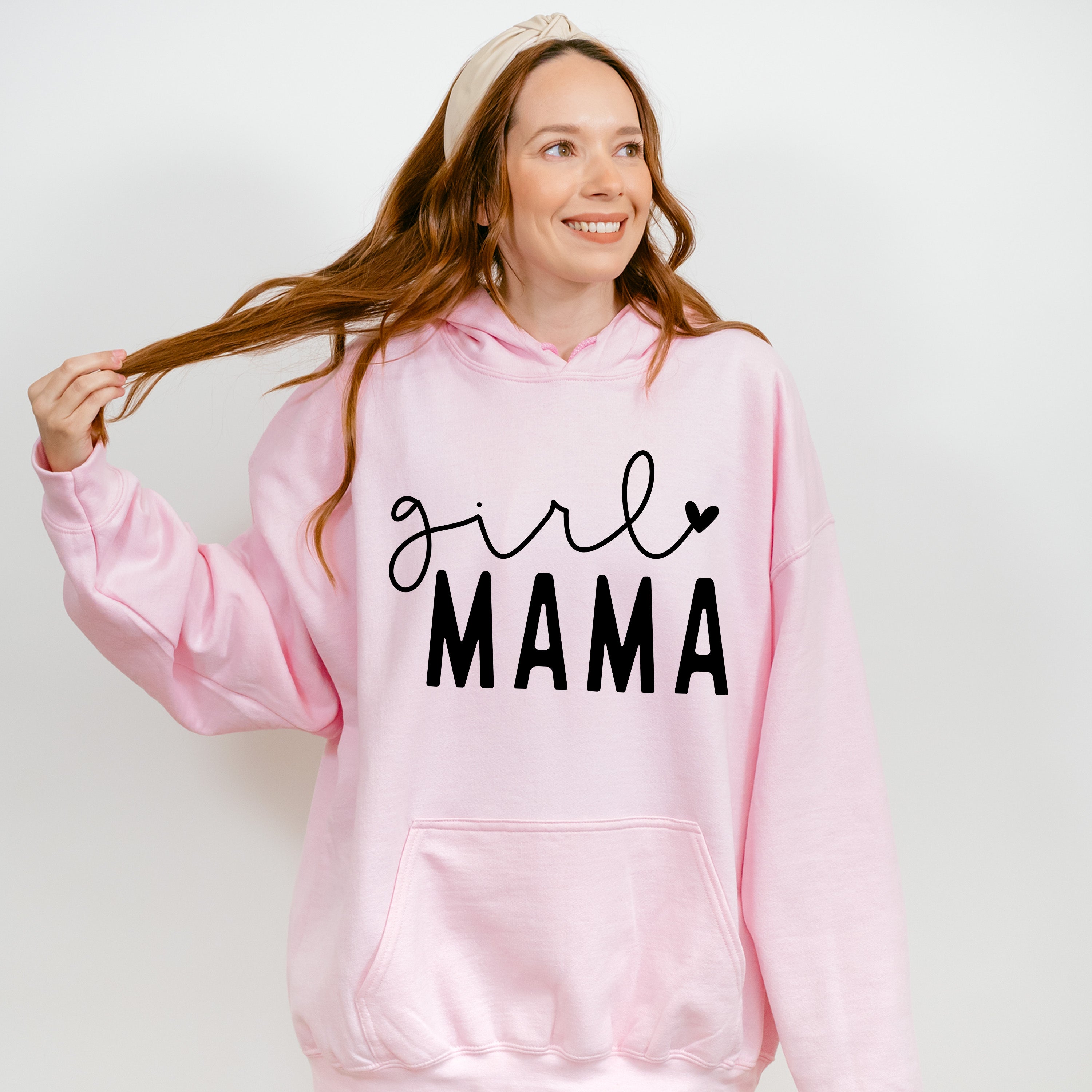Girl Mama Mother's Day Unisex Crewneck T-Shirt Sweatshirt Hoodie