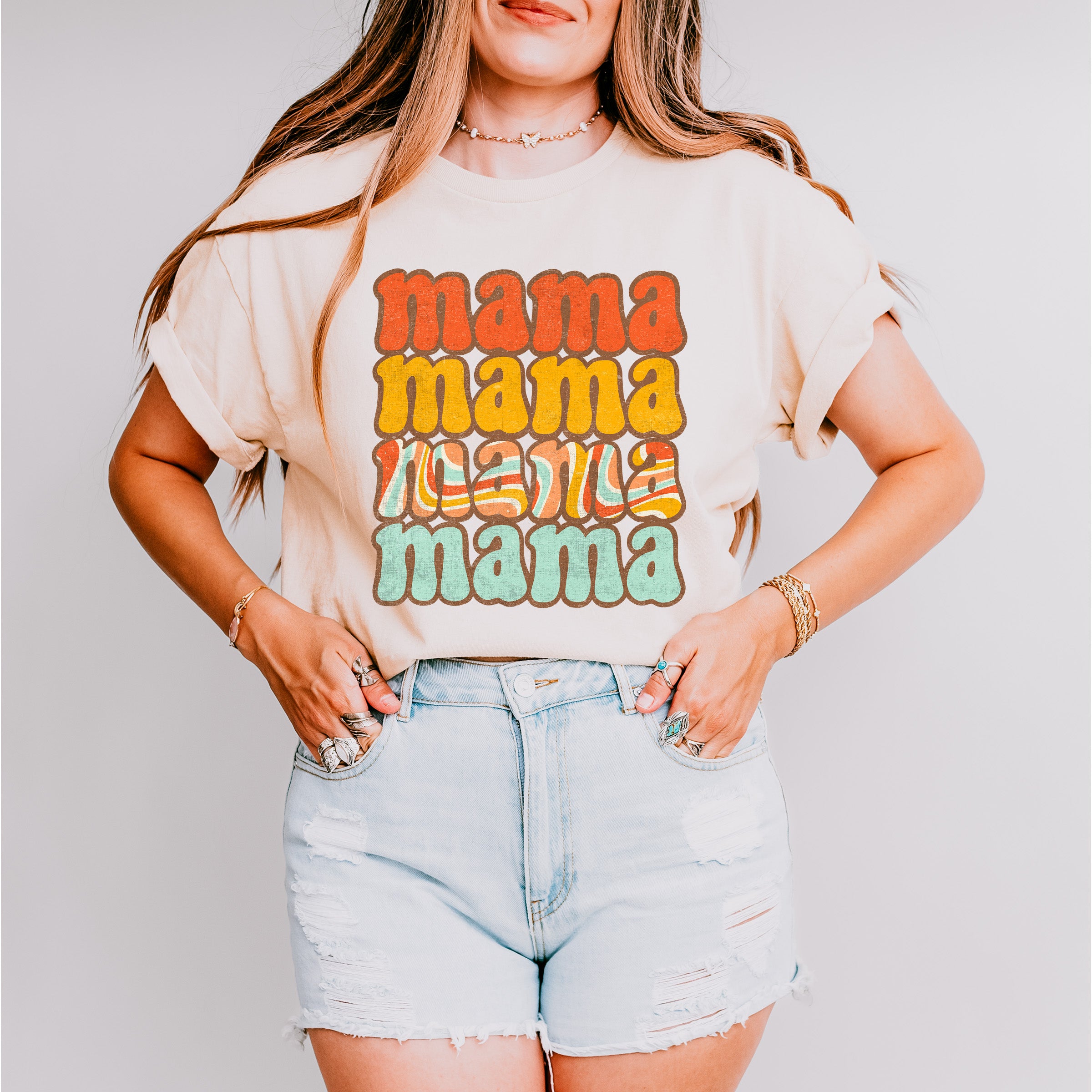 Mama Mama Mother's Day Unisex Crewneck T-Shirt Sweatshirt Hoodie