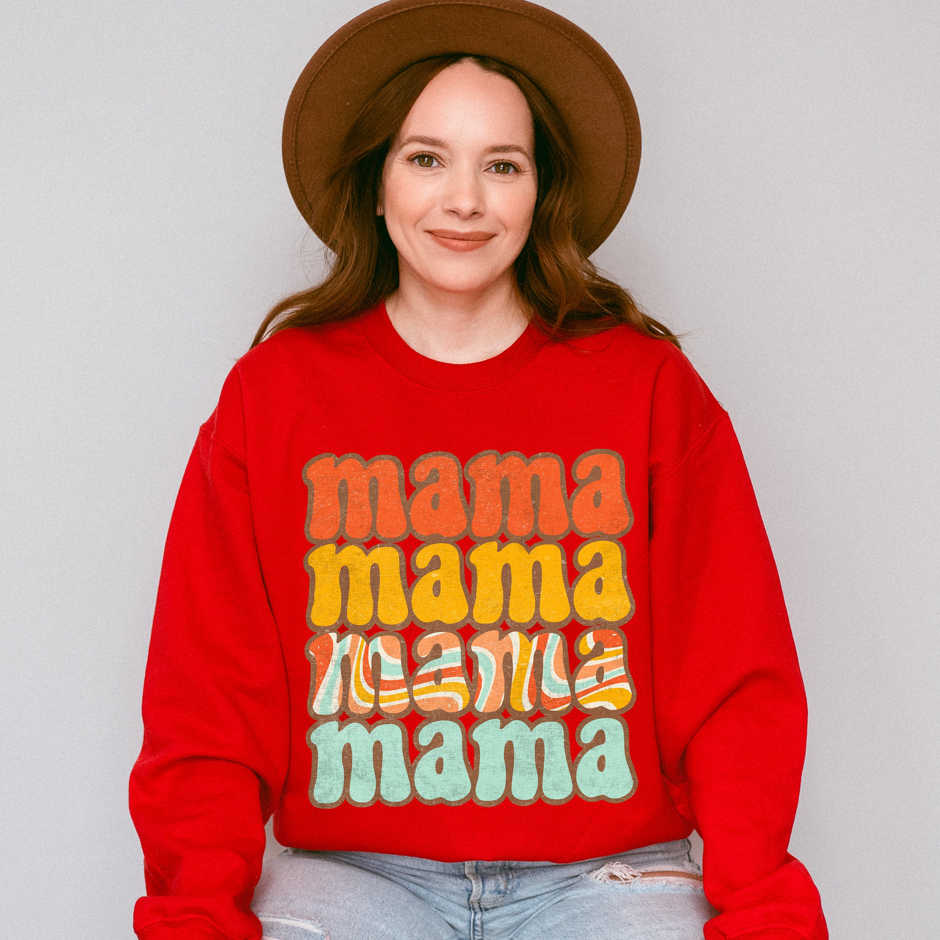 Mama Mama Mother's Day Unisex Crewneck T-Shirt Sweatshirt Hoodie
