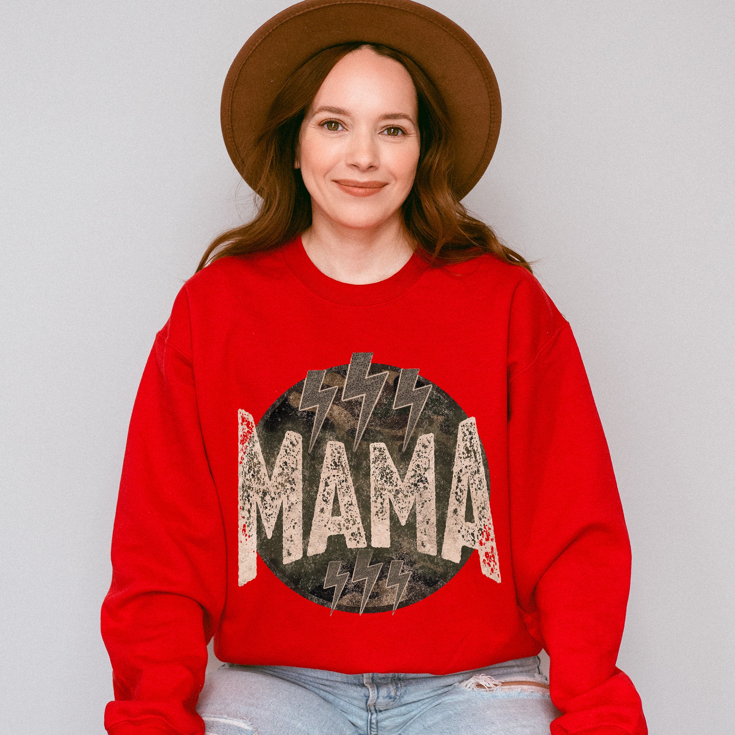 Mama Lightnings Mother's Day Unisex Crewneck T-Shirt Sweatshirt Hoodie