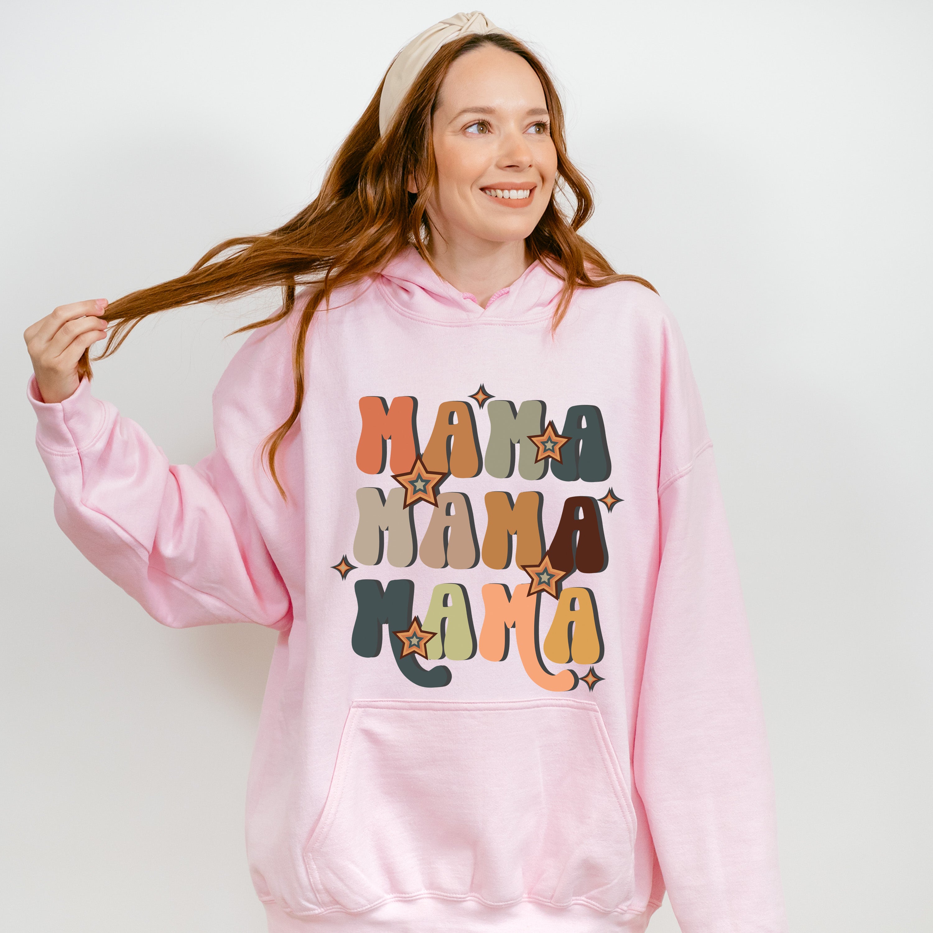 Mama Little Stars Mother's Day Unisex Crewneck T-Shirt Sweatshirt Hoodie