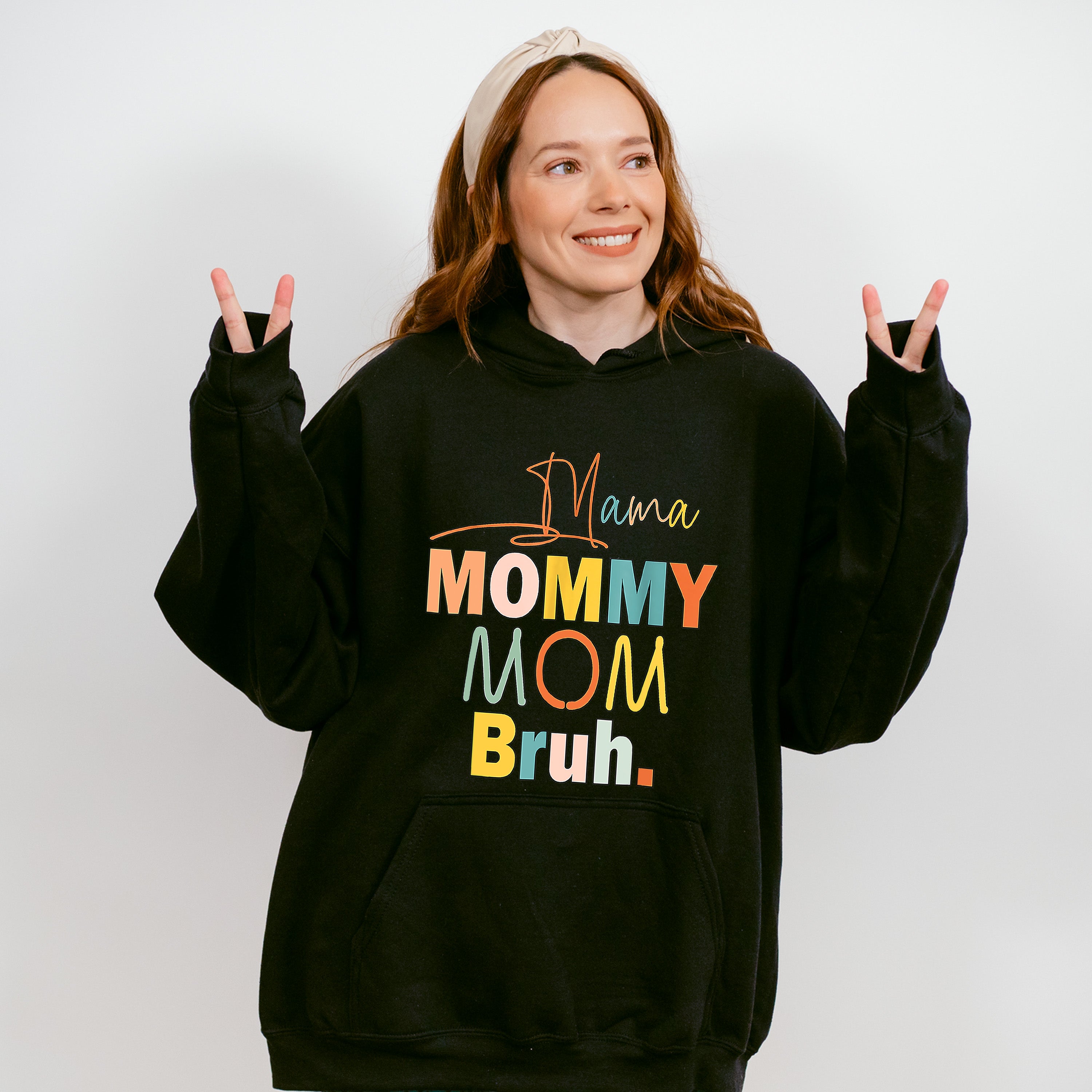Mom Bruh Mother's Day Unisex Crewneck T-Shirt Sweatshirt Hoodie