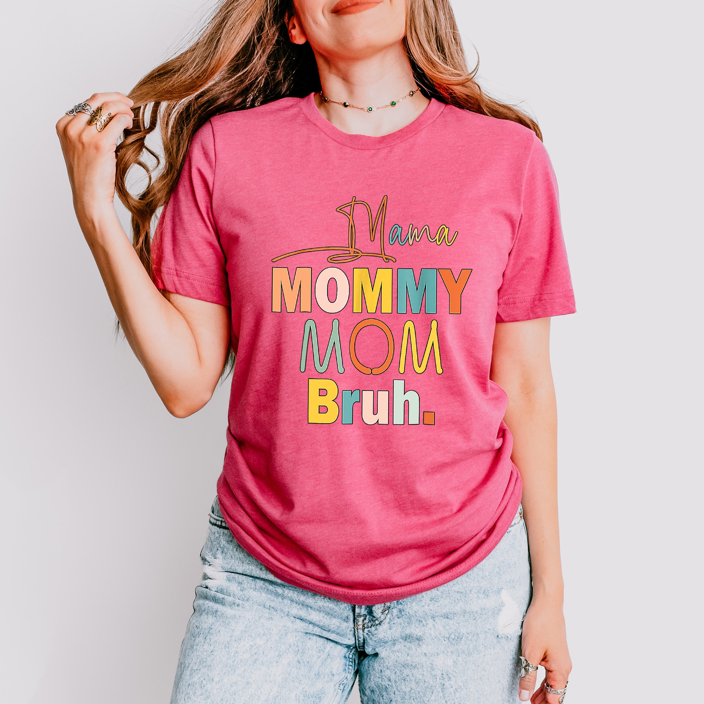 Mom Bruh Mother's Day Unisex Crewneck T-Shirt Sweatshirt Hoodie