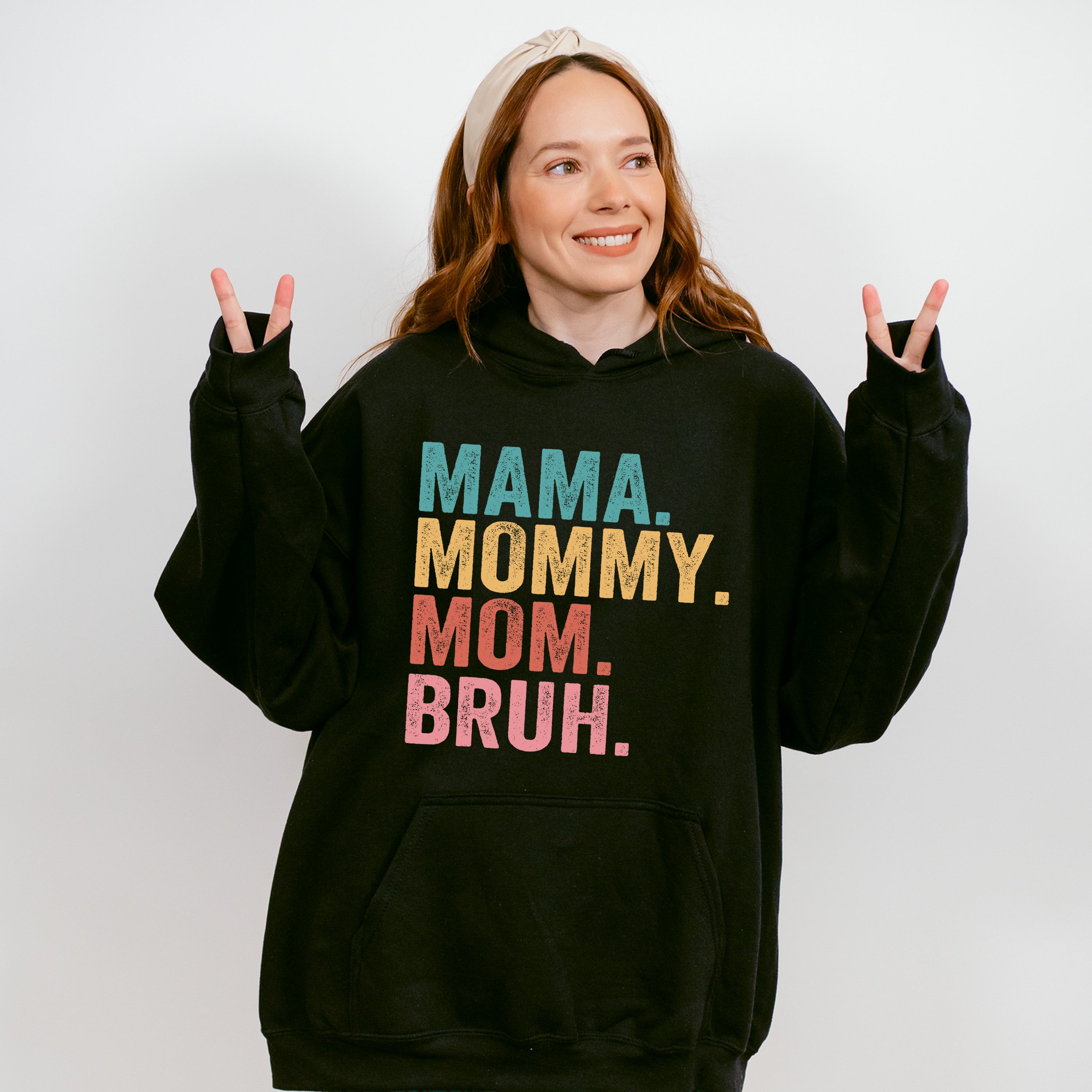 Mama Mommy Mom Bruh Mother's Day Unisex Crewneck T-Shirt Sweatshirt Hoodie