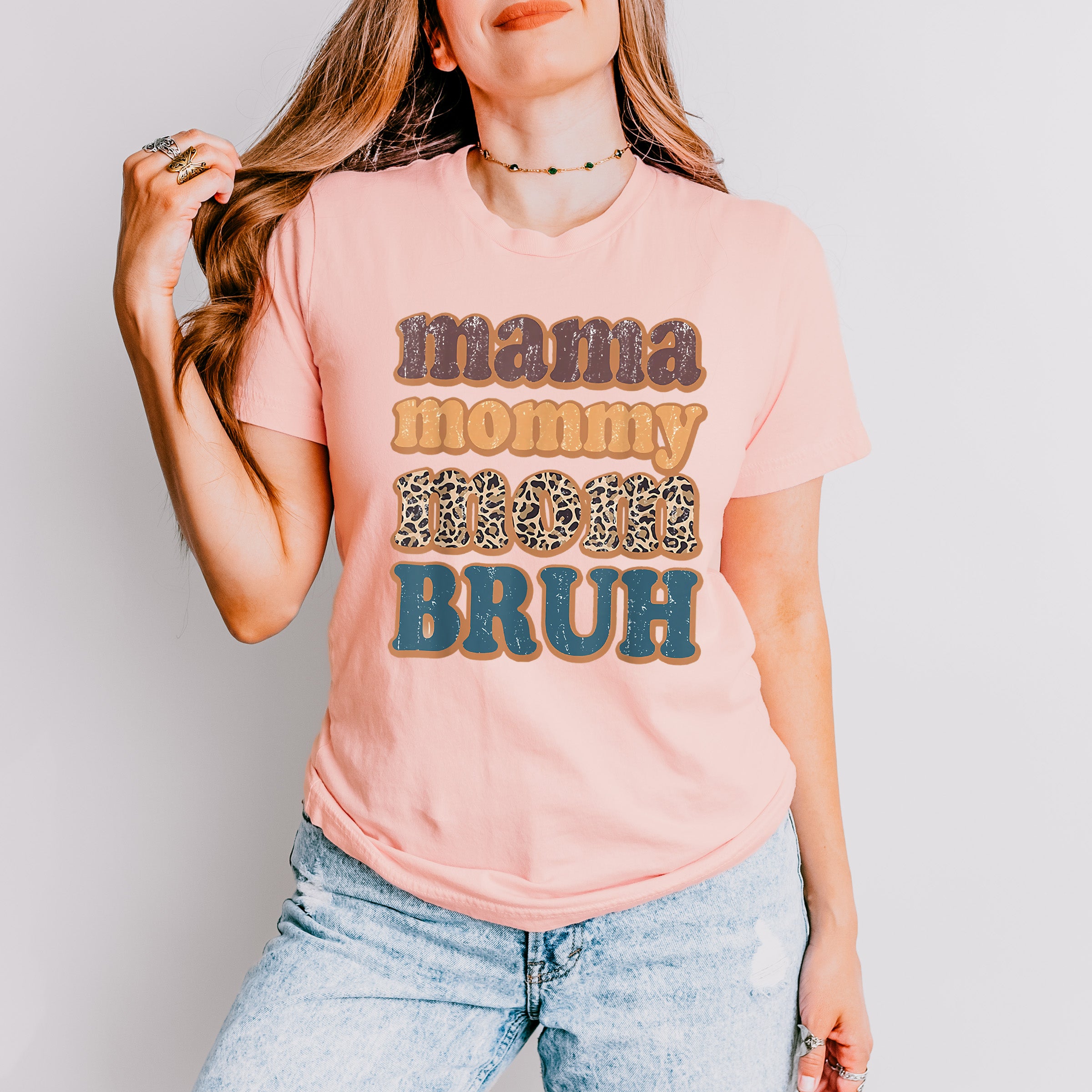 Mama Mommy Mom Bruh Mother's Day Unisex Crewneck T-Shirt Sweatshirt Hoodie
