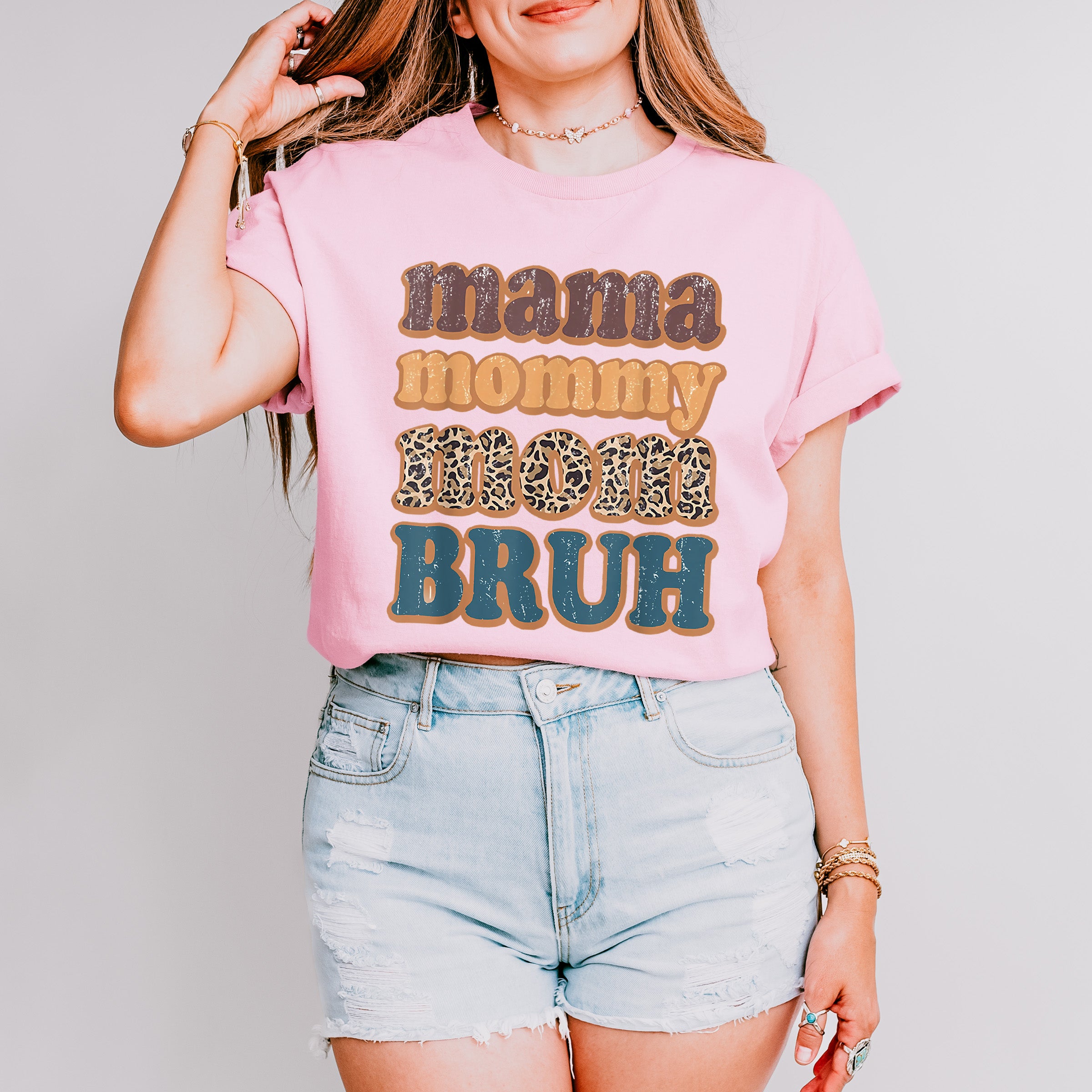 Mama Mommy Mom Bruh Mother's Day Unisex Crewneck T-Shirt Sweatshirt Hoodie