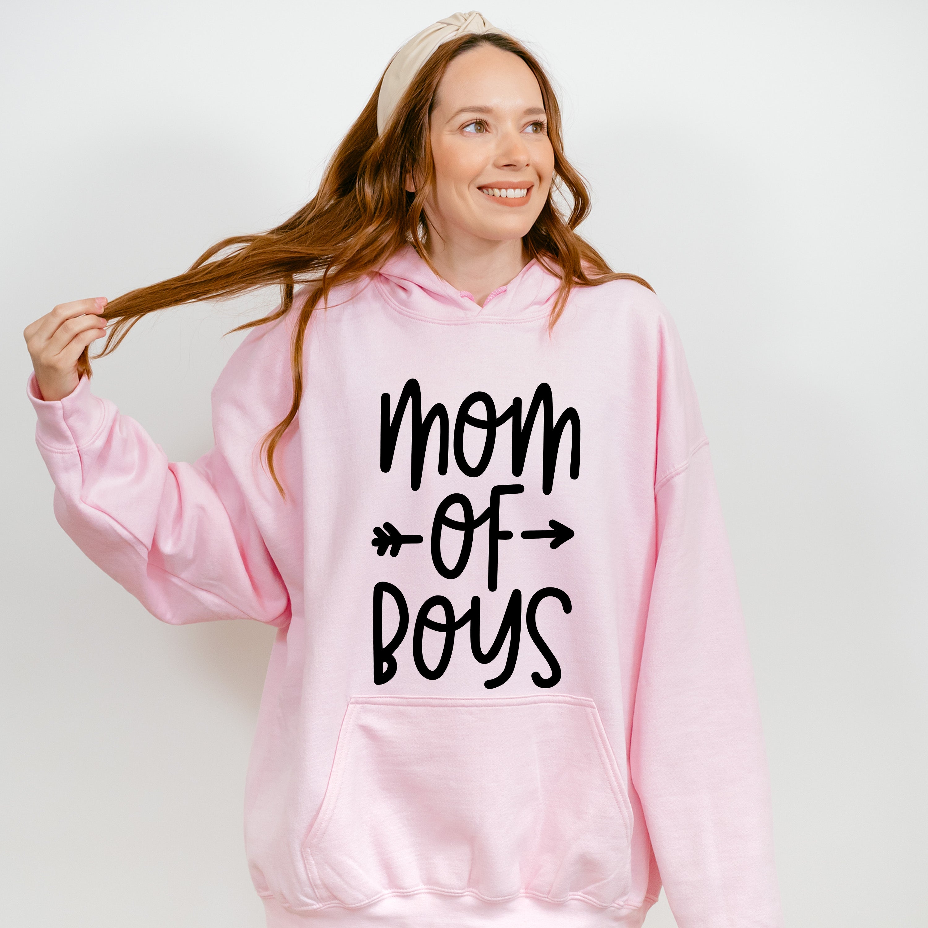 Mom Of Boys Mother&#39;s Day Unisex Crewneck T-Shirt Sweatshirt Hoodie