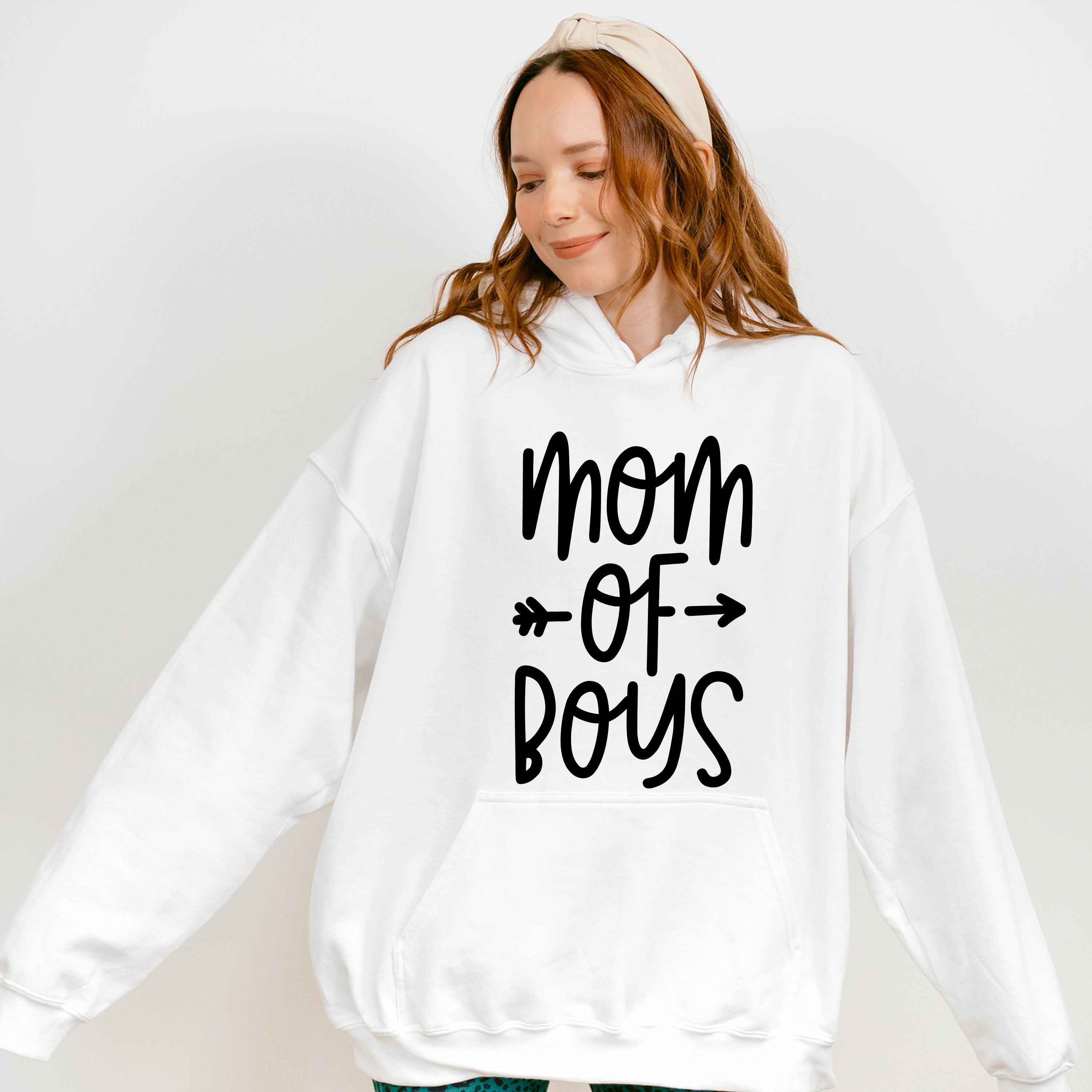 Mom Of Boys Mother&#39;s Day Unisex Crewneck T-Shirt Sweatshirt Hoodie