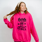 Mom Of Girls Mother's Day Unisex Crewneck T-Shirt Sweatshirt Hoodie