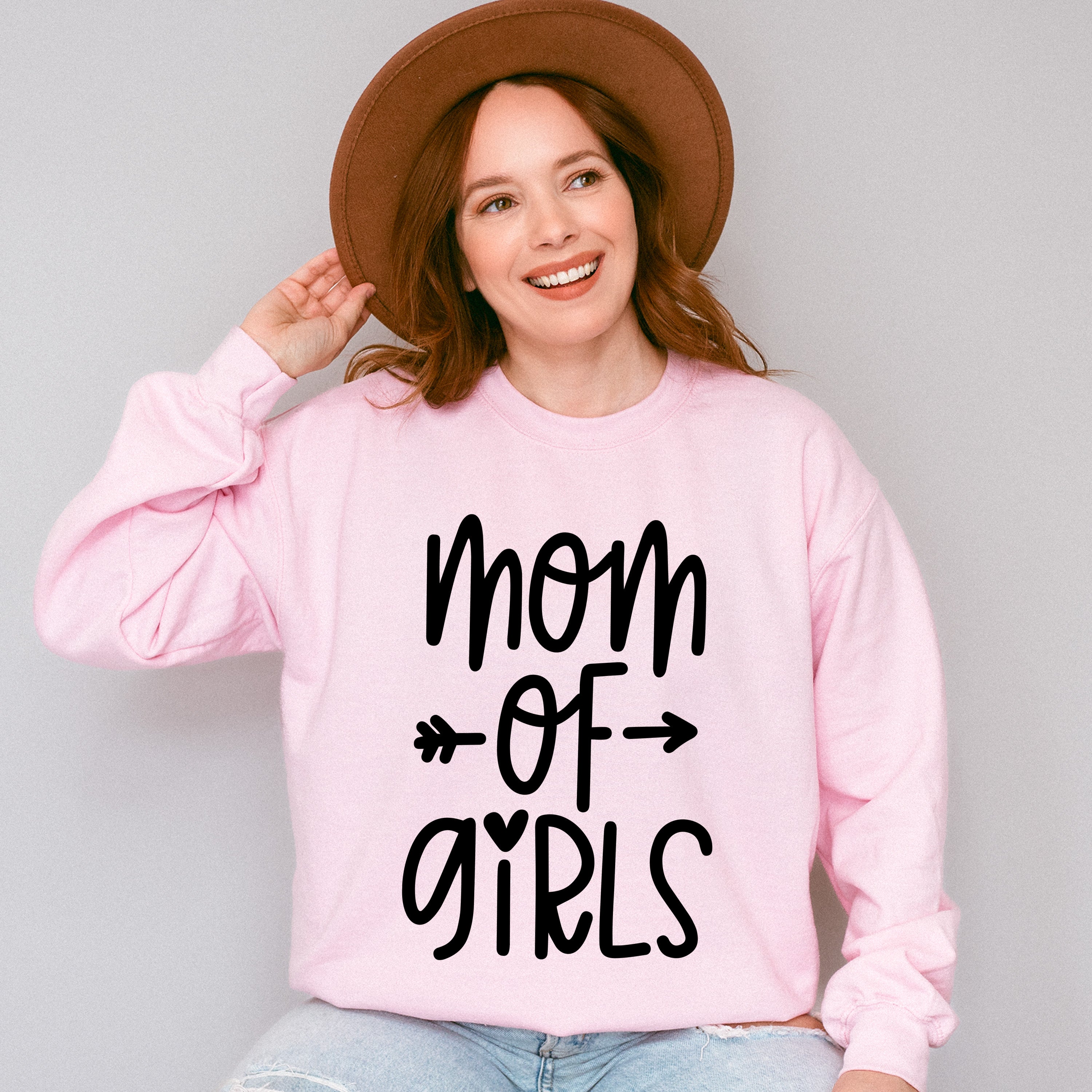 Mom Of Girls Mother's Day Unisex Crewneck T-Shirt Sweatshirt Hoodie