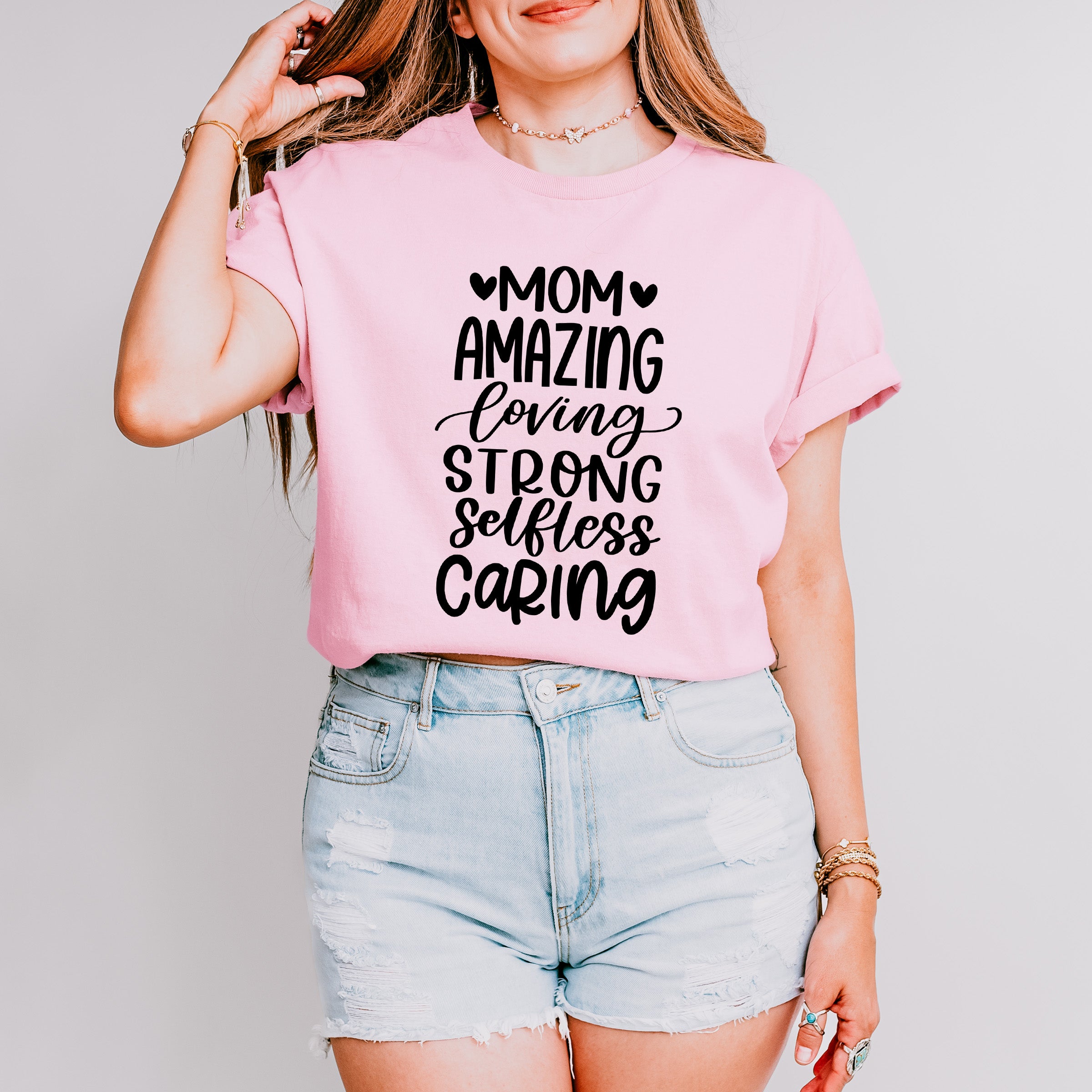 Mom Amazing Mother's Day Unisex Crewneck T-Shirt Sweatshirt Hoodie
