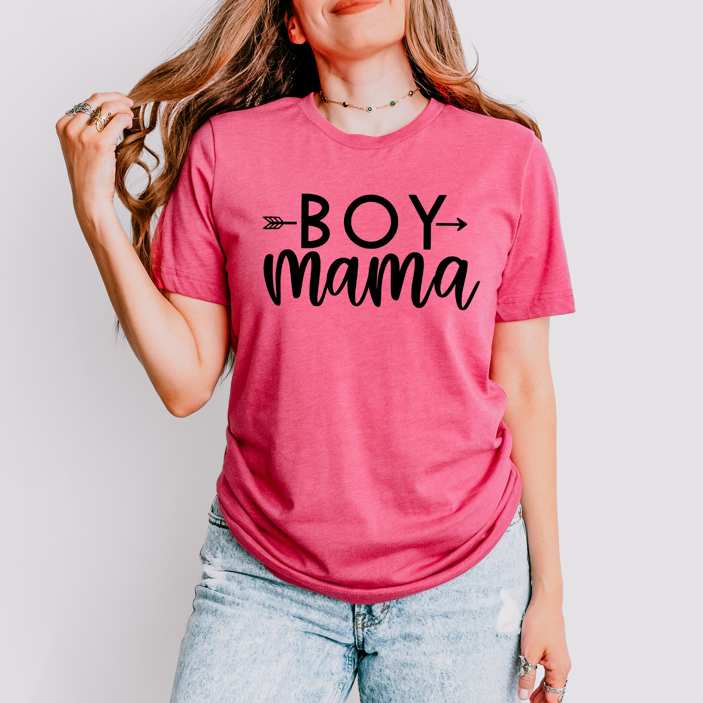 Boy Mom Mother's Day Unisex Crewneck T-Shirt Sweatshirt Hoodie